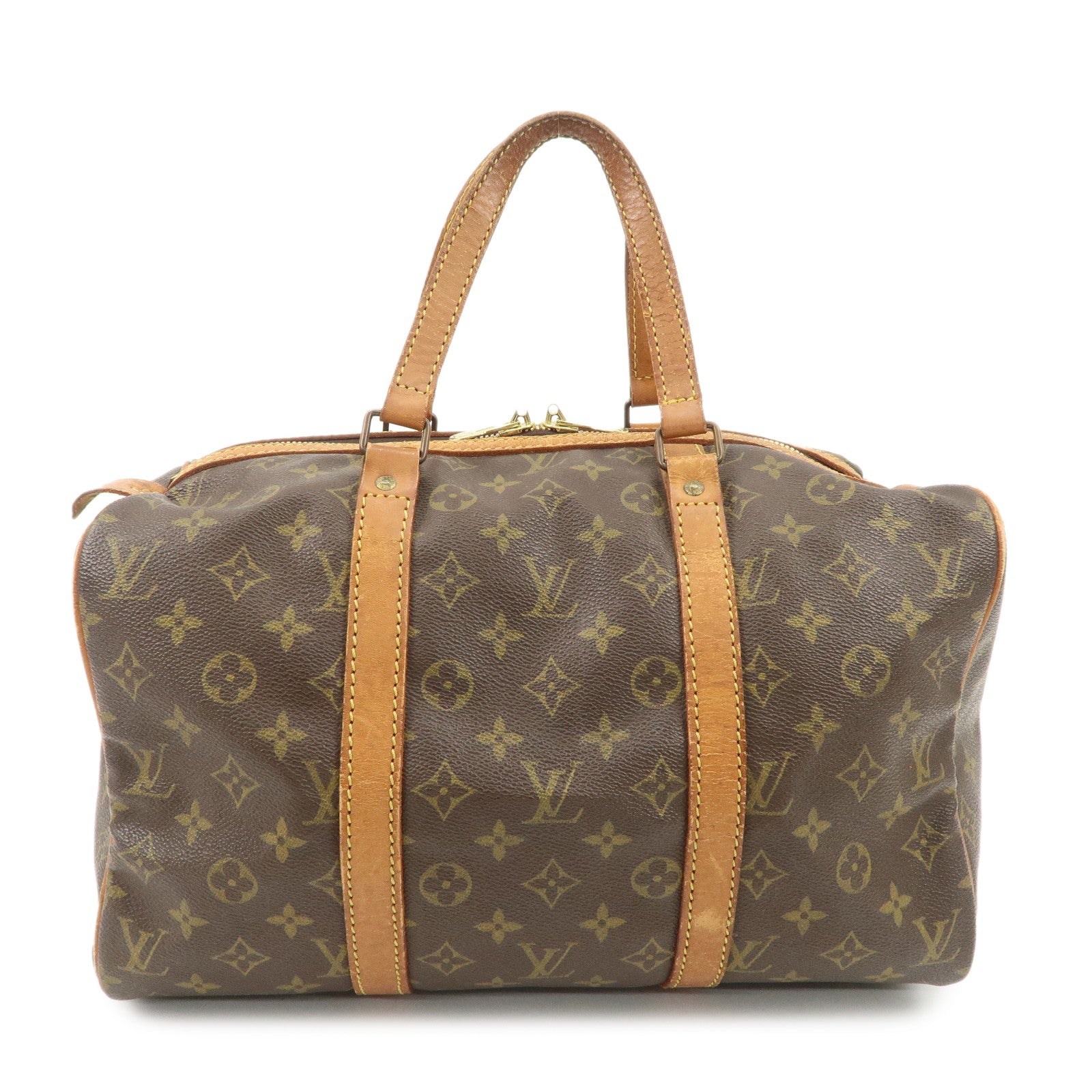 Louis Vuitton Monogram Sac Souple 35 Boston Bag Brown M41626