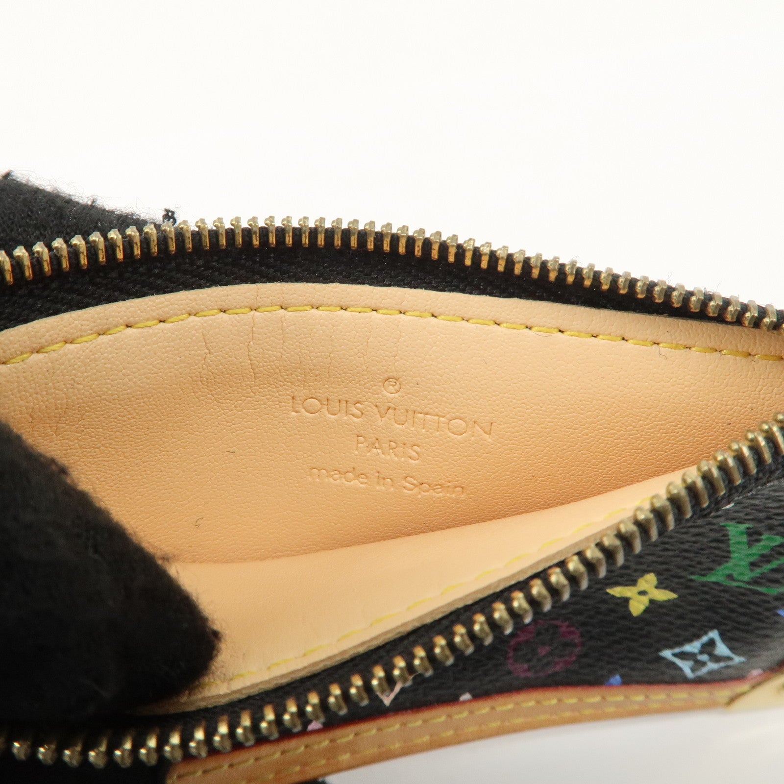 Louis Vuitton Monogram Multicolor Pochette Cles Coin Case M92654 Used