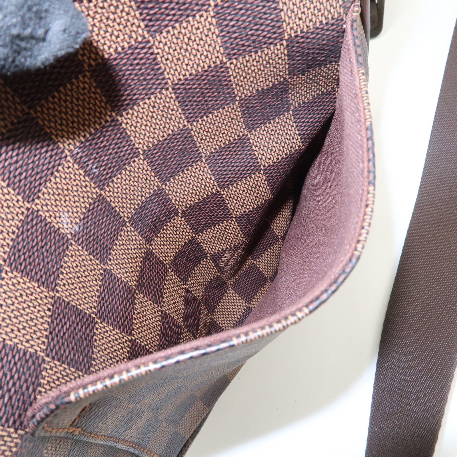 Louis Vuitton Damier Olaf PM Cross Body Shoulder Bag Brown N41442