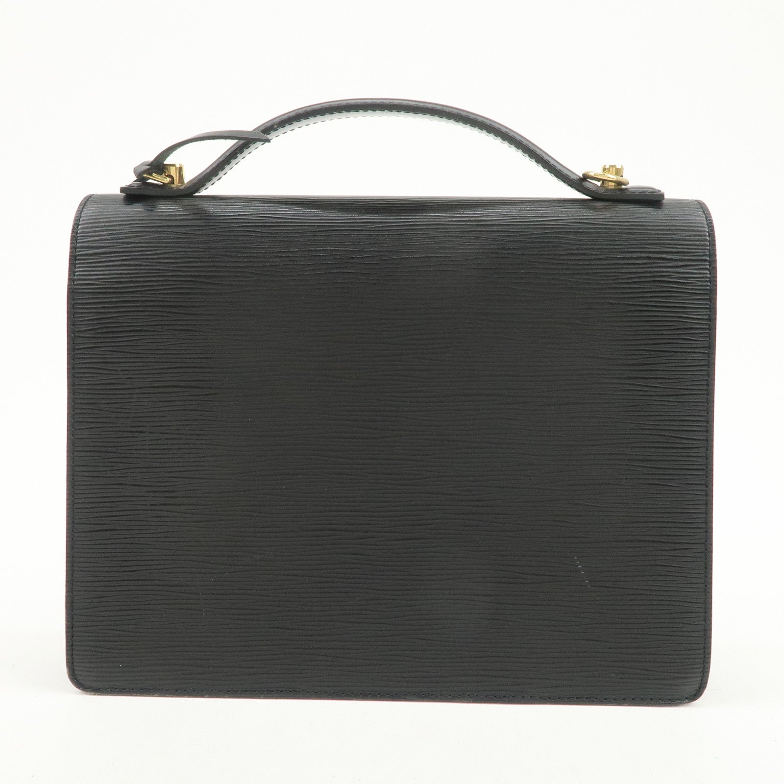 Louis Vuitton Epi Monceau 2Way Shoulder Bag Hand Bag Noir M52122