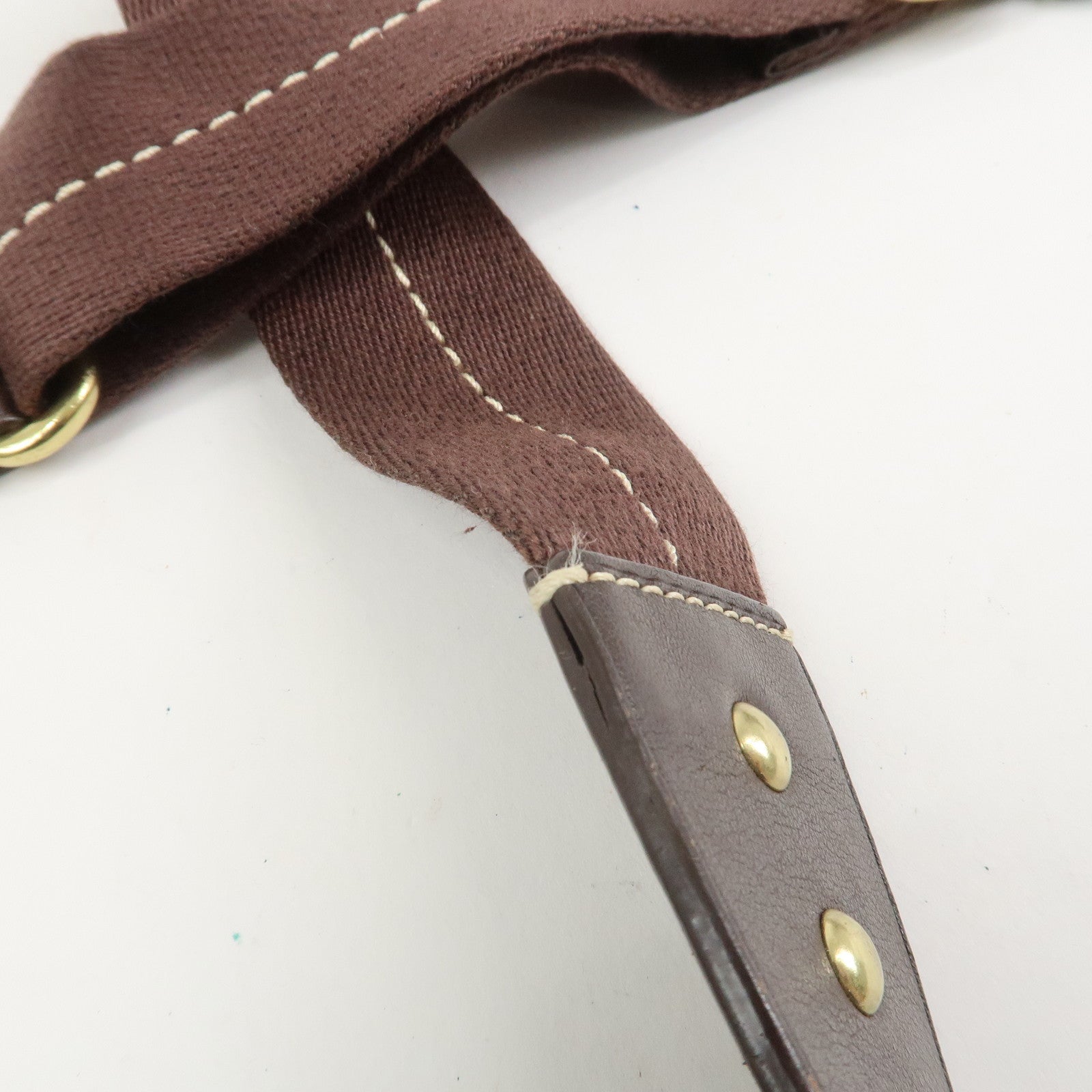 COACH Signature Canvas Leather Shoulder Crossbody Bag Beige Brown