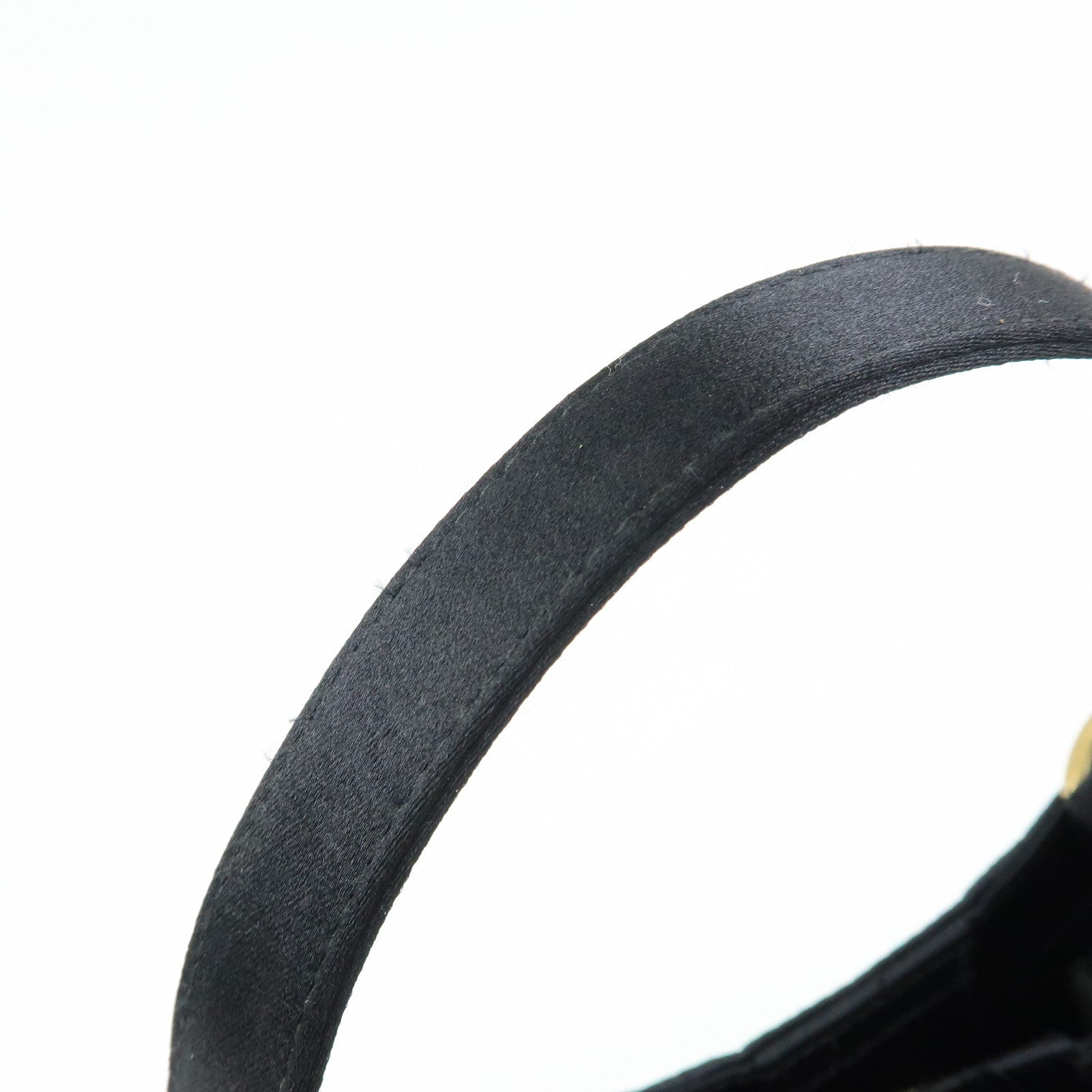 SAINT LAURENT PARIS YSL YVES SAINT LAURENT Velvet Satin Hand Bag
