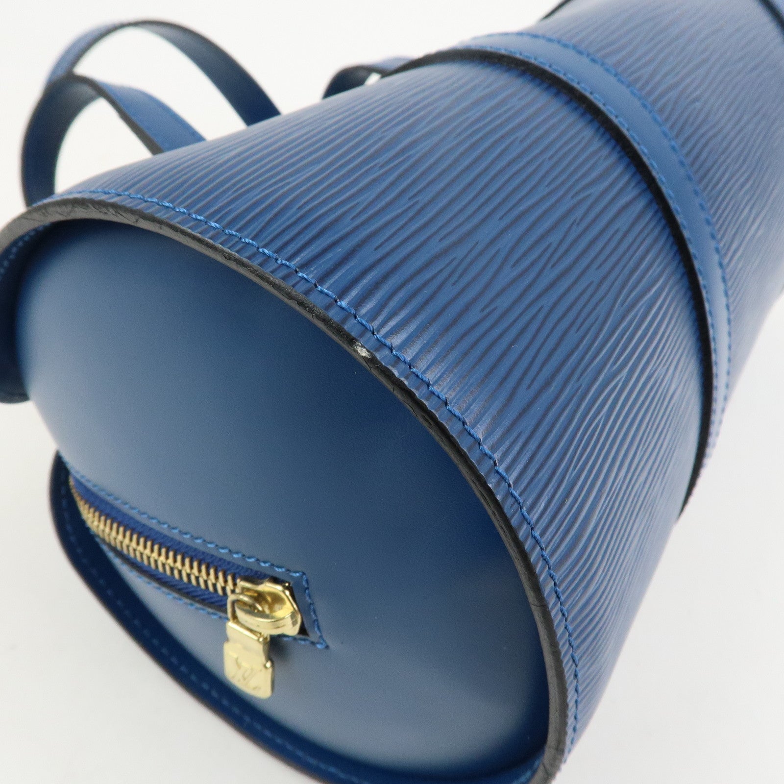 Louis Vuitton Epi Soufflot Shoulder Bag Hand Bag Toledo Blue M52225