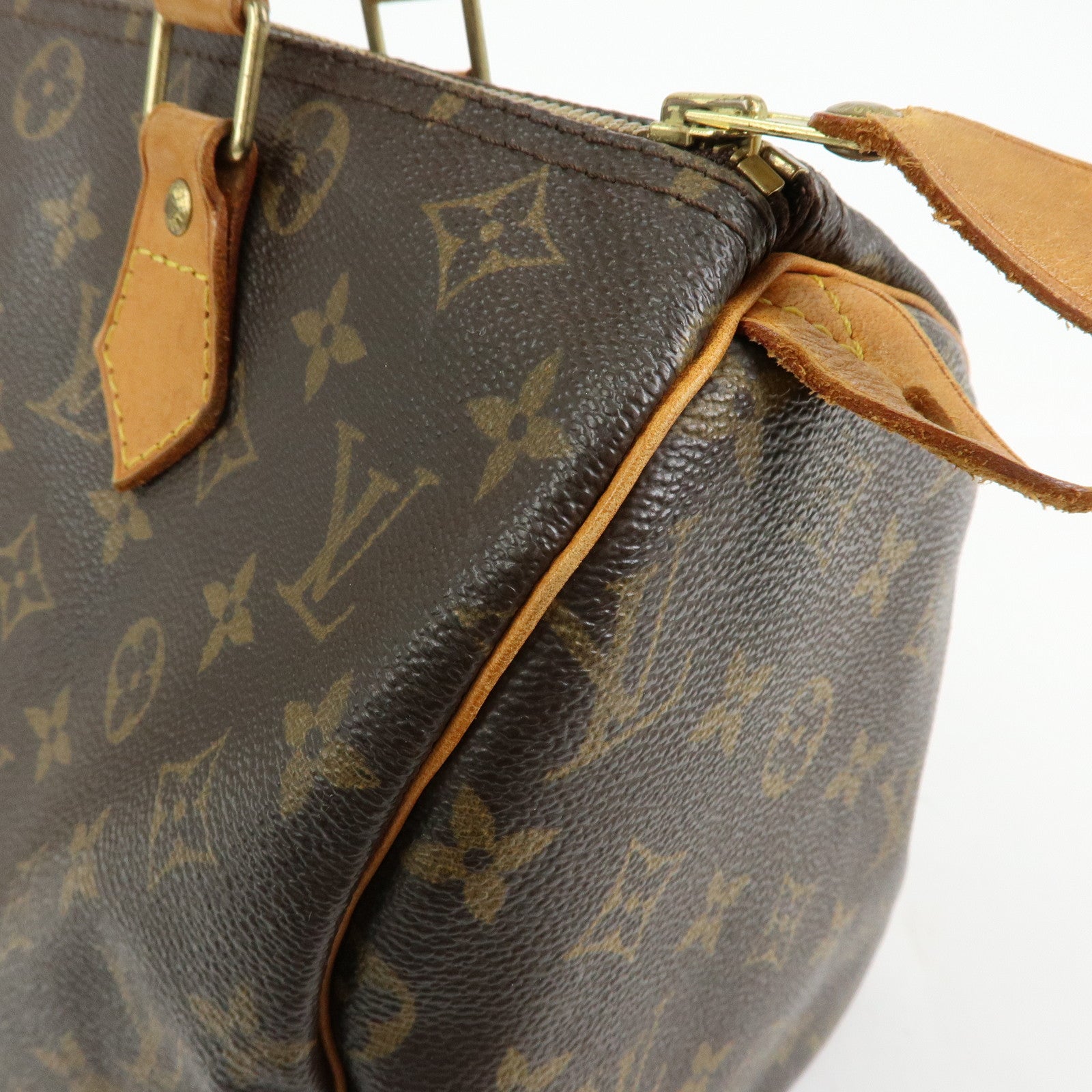 Louis Vuitton Monogram Speedy 30 Boston Bag Hand Bag Brown M41526