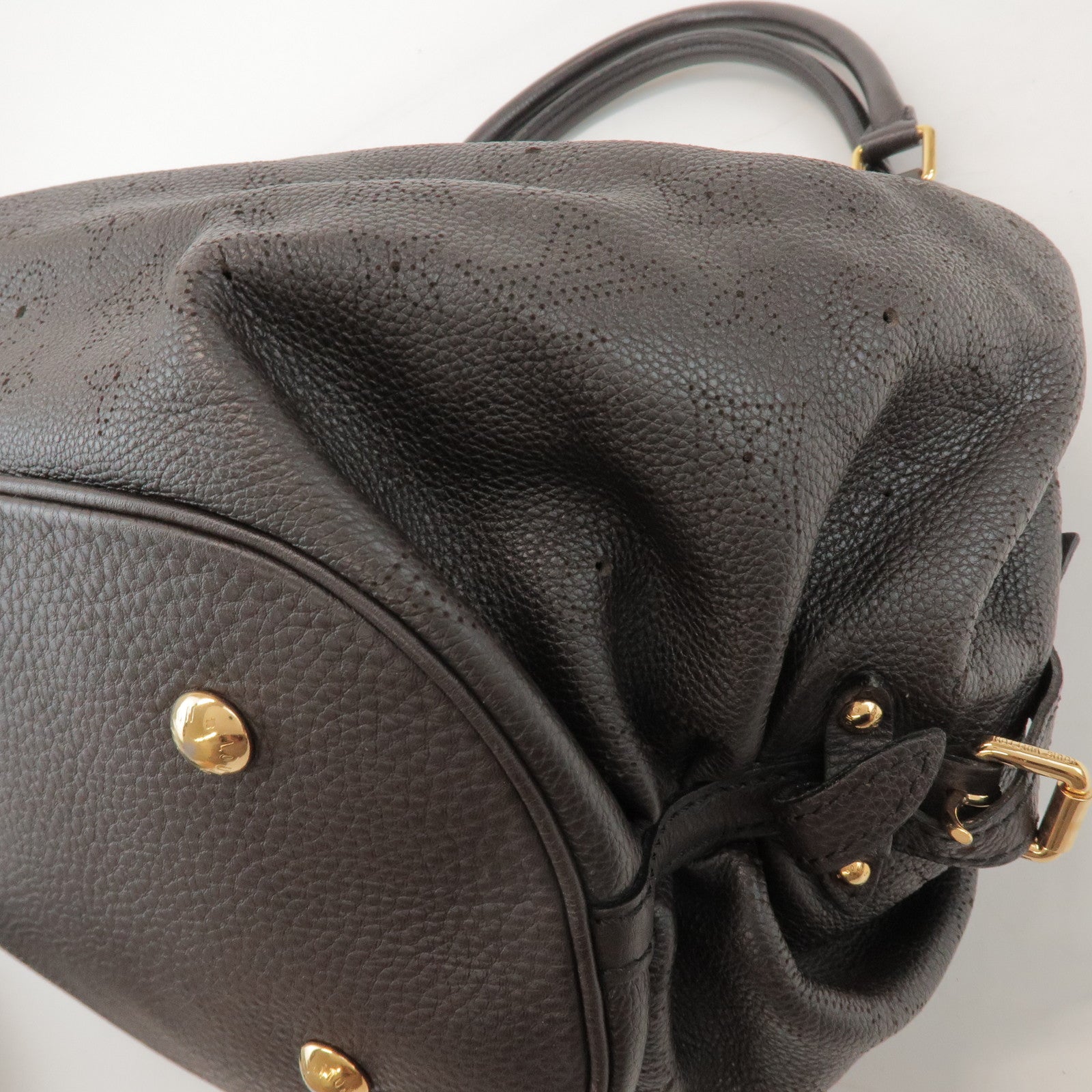 Louis Vuitton Monogram Mahina L Mahina Leather Shoulder Bag M95975