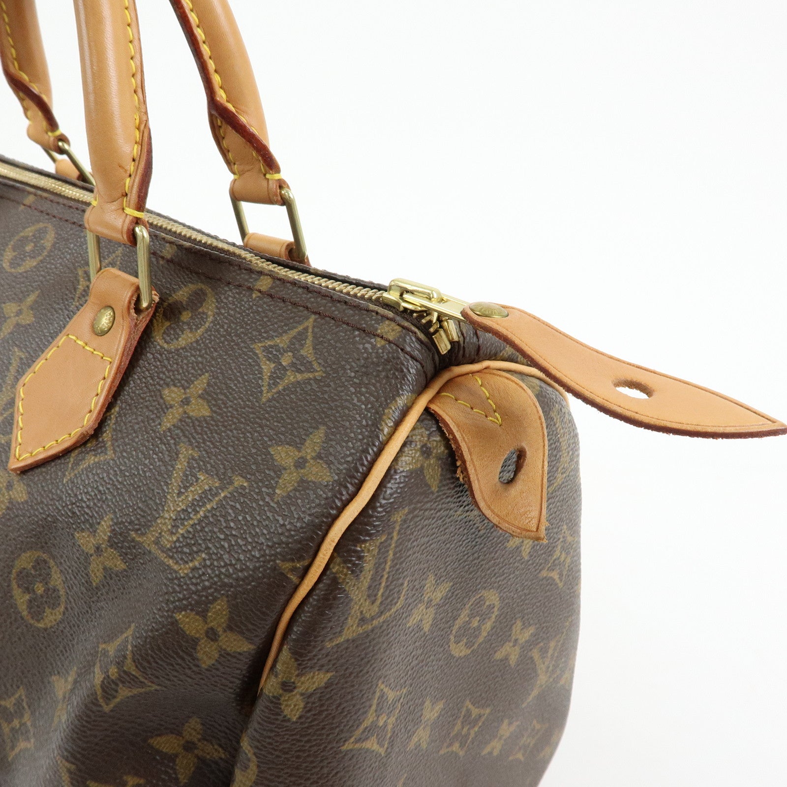 Louis Vuitton Monogram Speedy 30 Boston Bag Hand Bag Brown M41526
