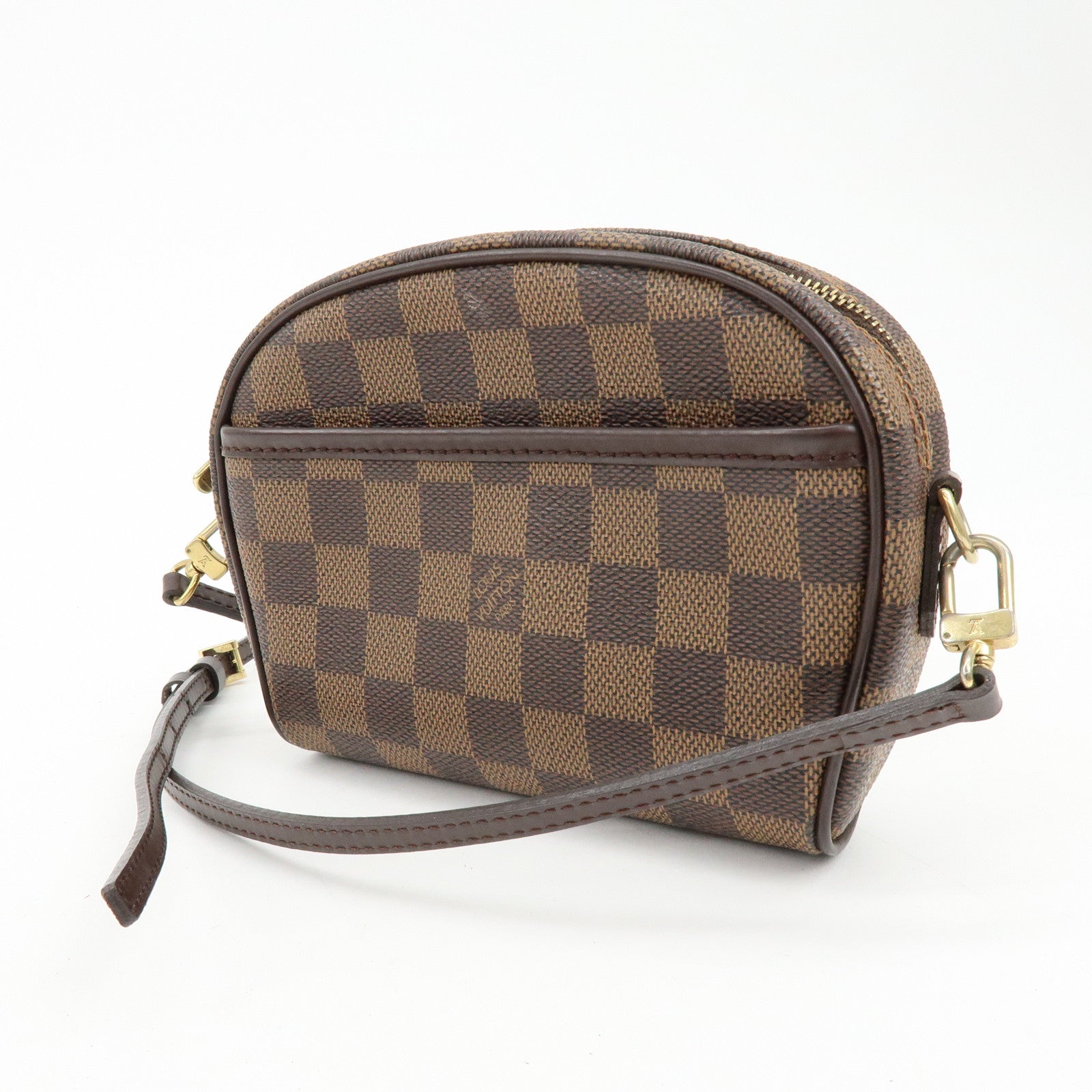 Louis Vuitton Damier Pochette Ipanema Shoulder Bag Ebene N51296