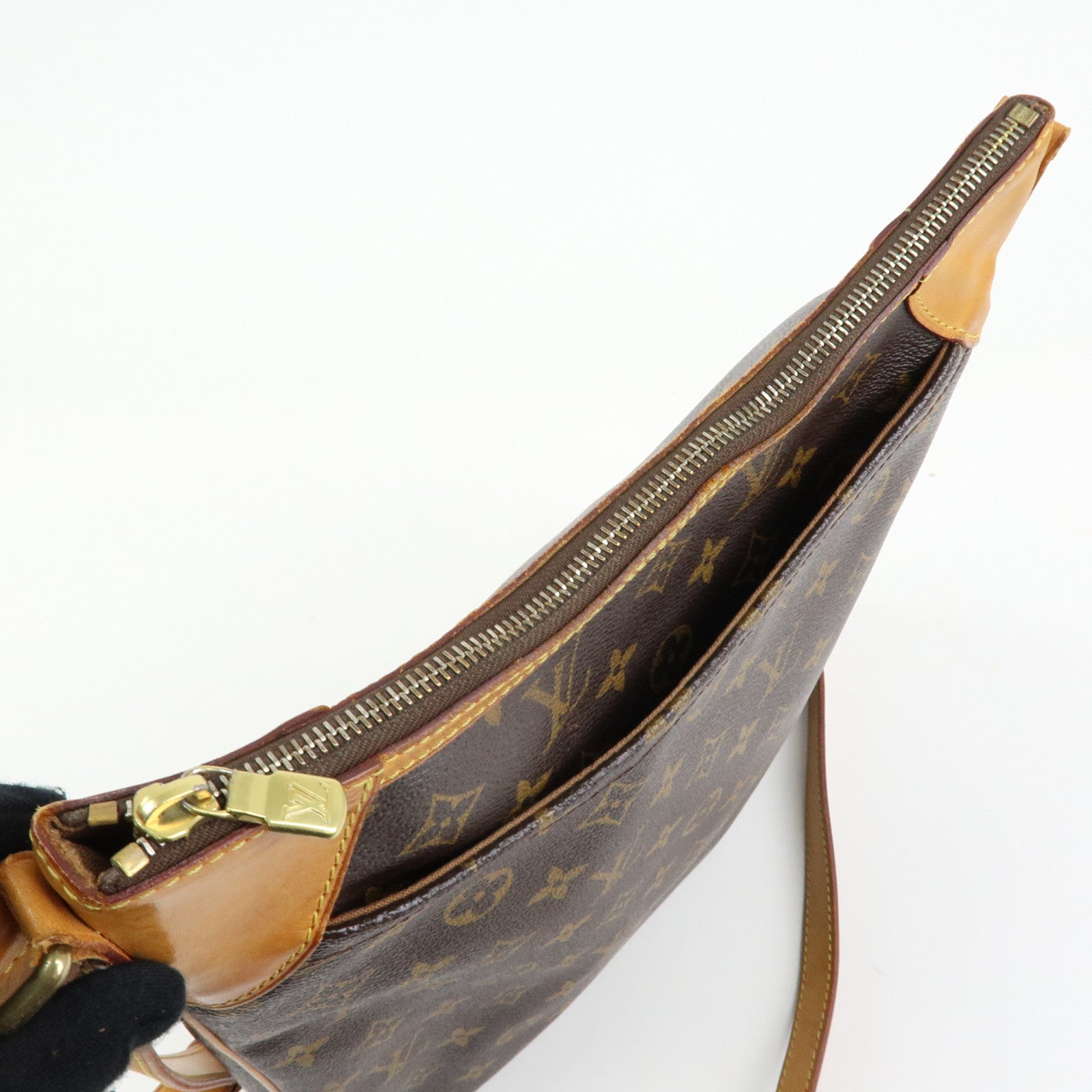 Louis Vuitton Monogram Odeon PM Shoulder Bag Brown M56390