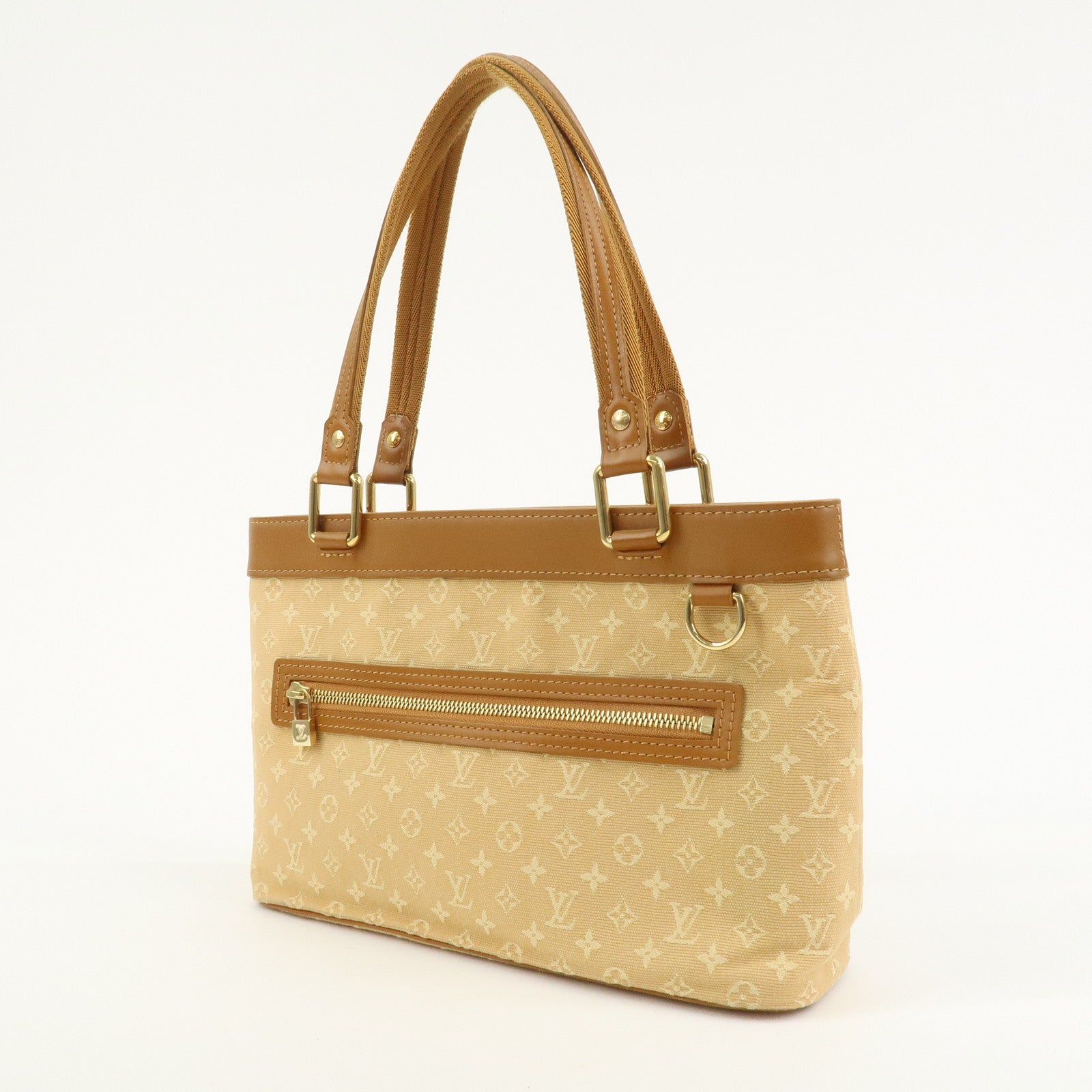 Louis Vuitton Monogram Mini Lucille PM Hand Bag Beige M92684