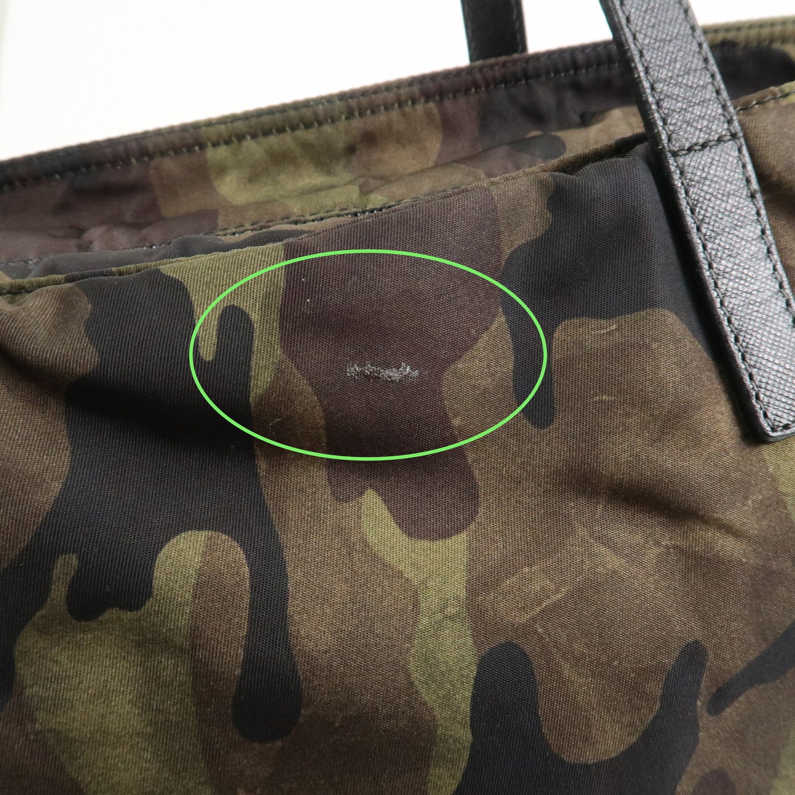 PRADA Triangle Logo Nylon 2Way Bag Shoulder Bag Tote Bag B2600A