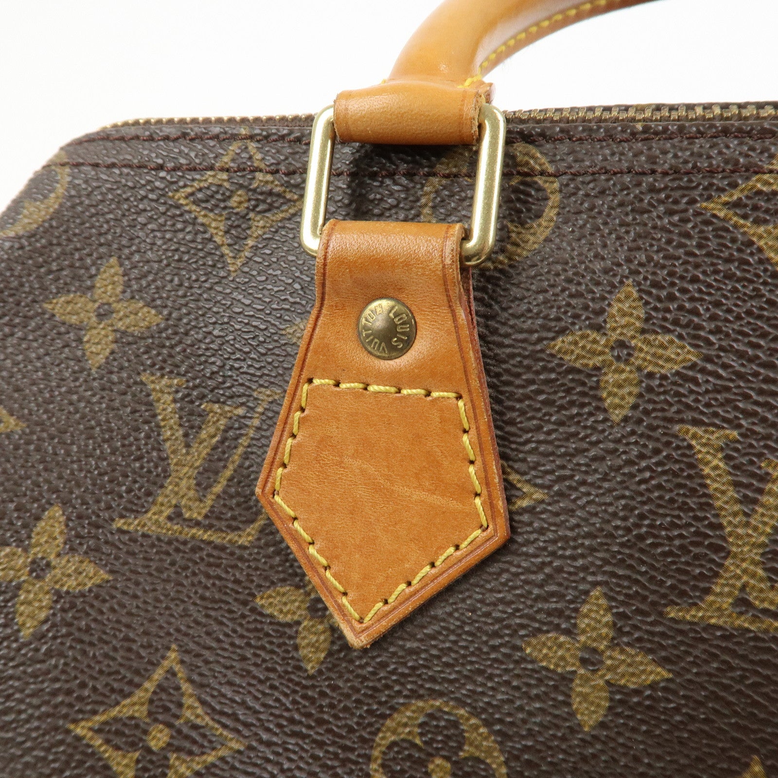 Louis Vuitton Monogram Speedy 25 Boston Bag Brown M41528