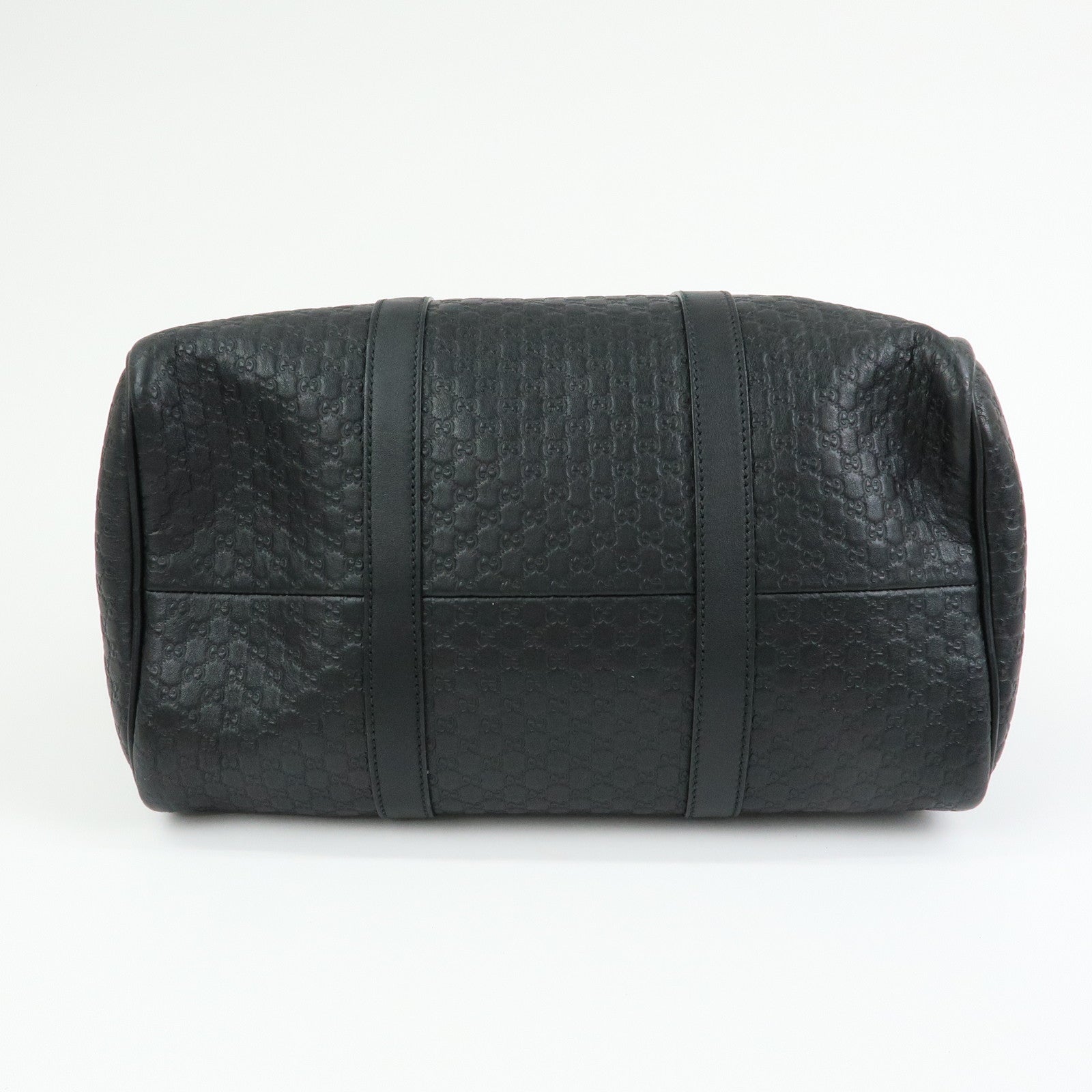 GUCCI Microguccissima Leather 2Way Boston Bag Black 449646