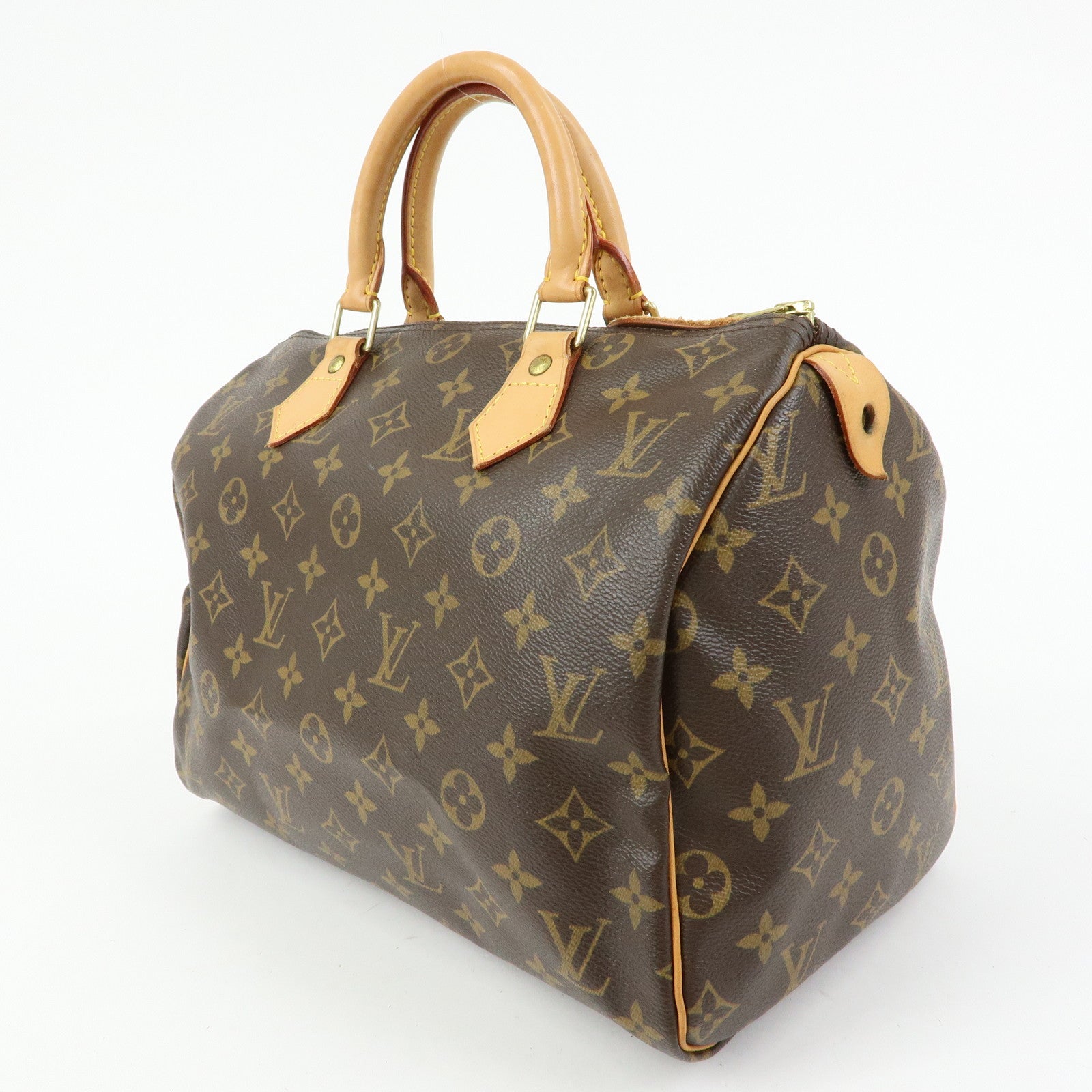Louis Vuitton Monogram Speedy 30 Boston Bag Hand Bag Brown M41526