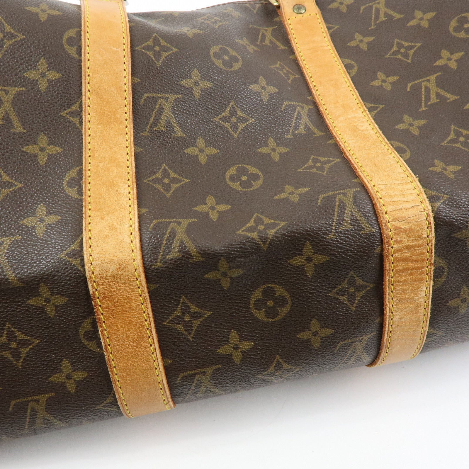 Louis Vuitton Monogram Keep All Bandouliere 50 Boston Bag M41416