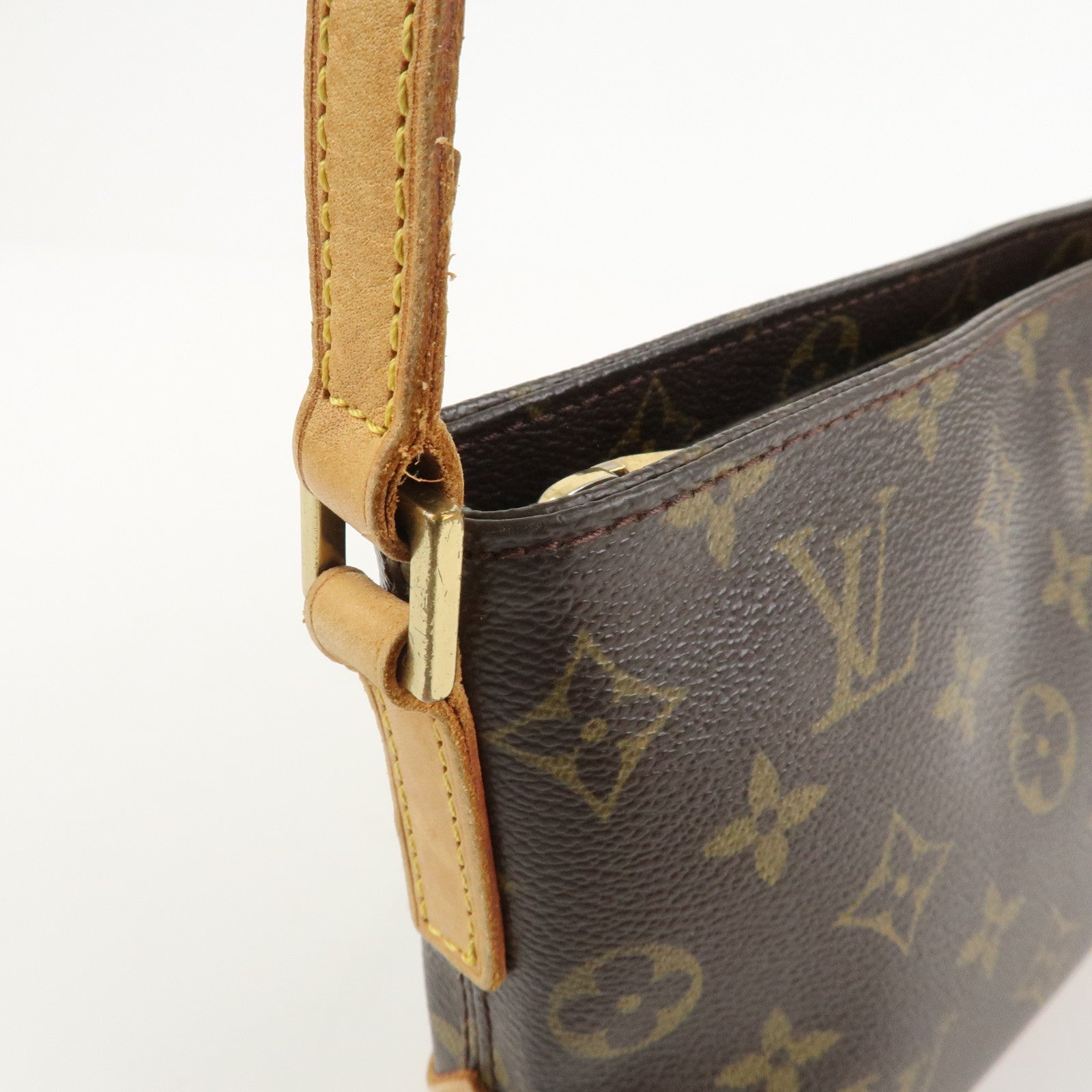 Louis Vuitton Monogram Trotteur Shoulder Bag Brown M51240