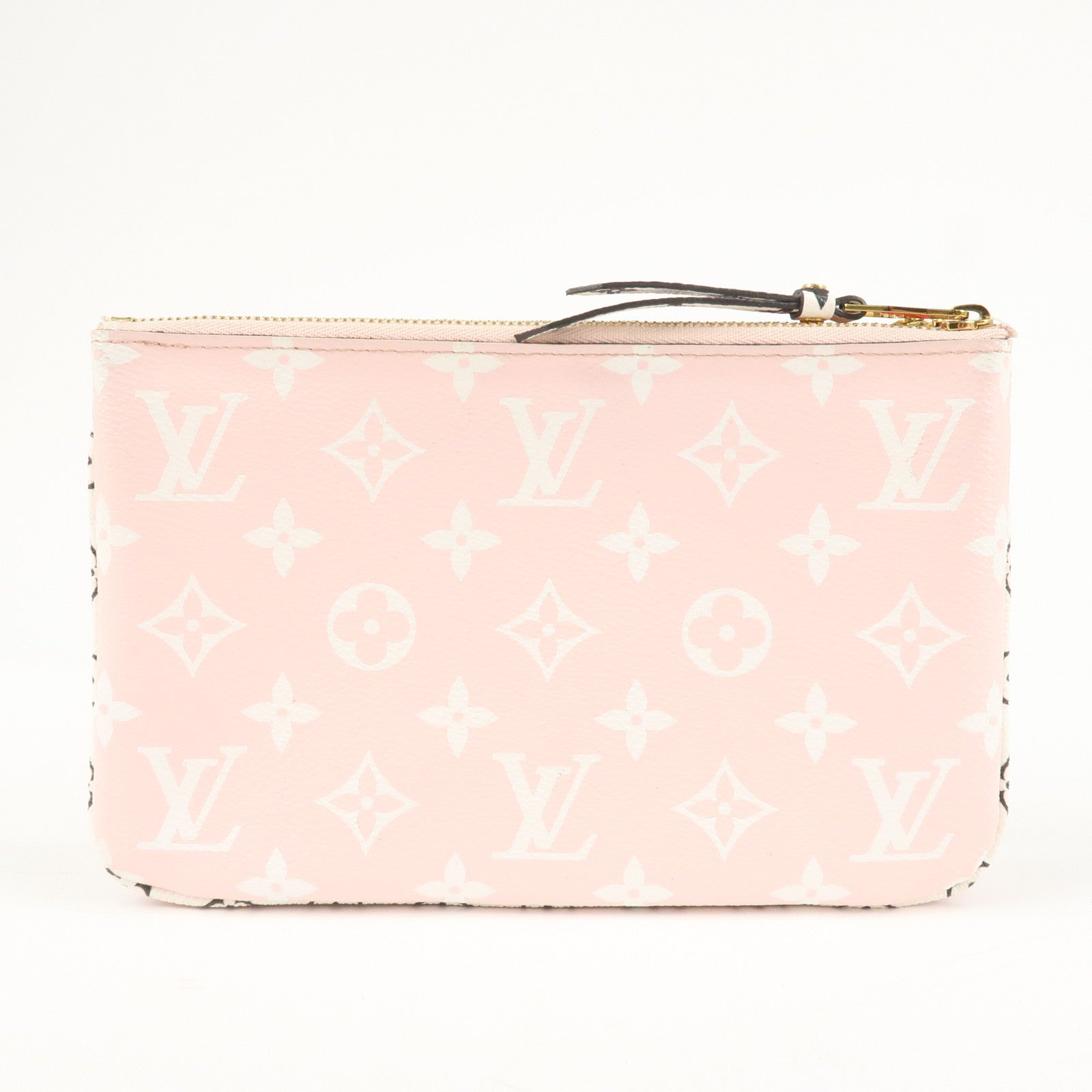 Louis Vuitton Monogram Giant Pochette Double Zip Pouch Rouge M67561 Used