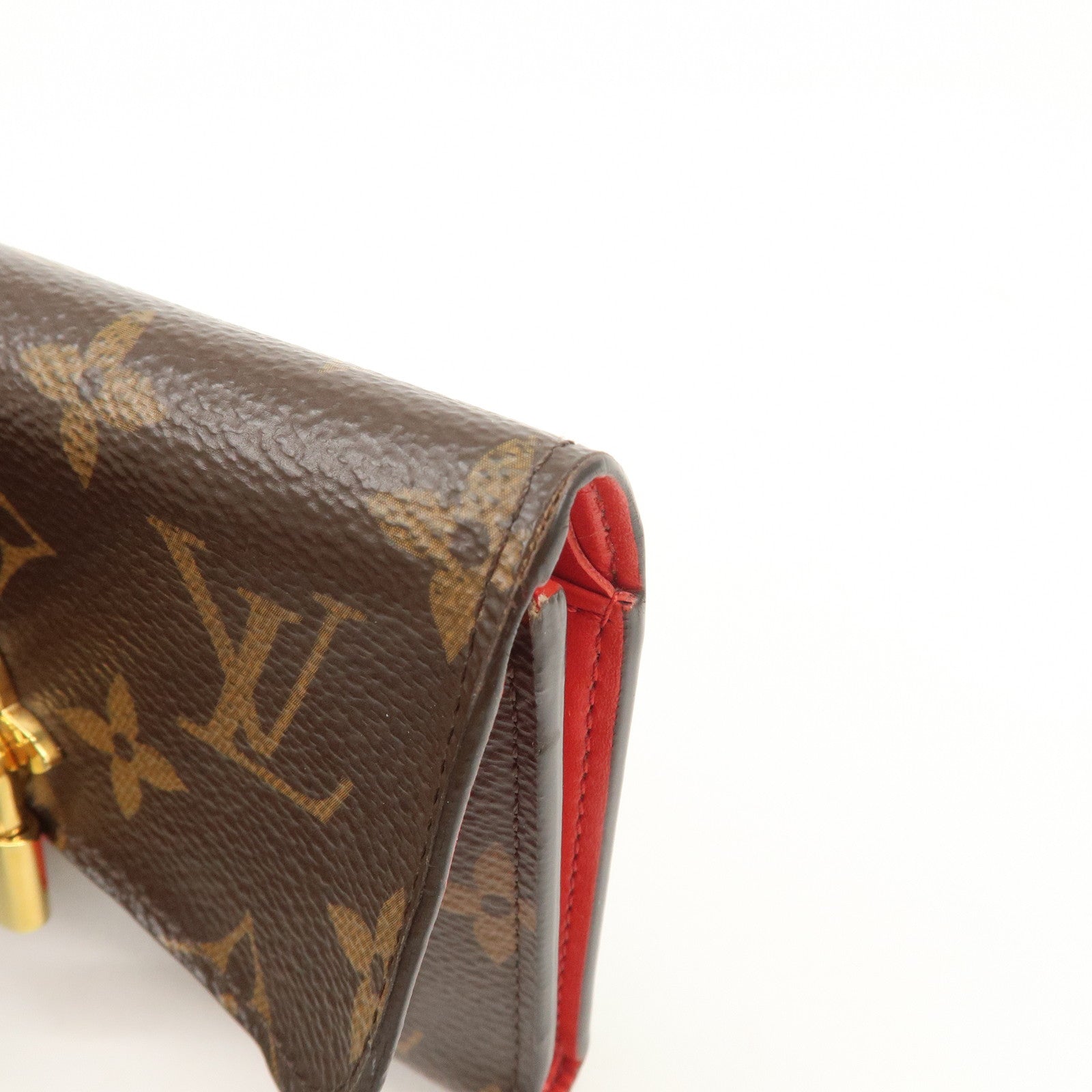 Louis Vuitton Monogram Portefeuille Flower Wallet Coquelicot M62567