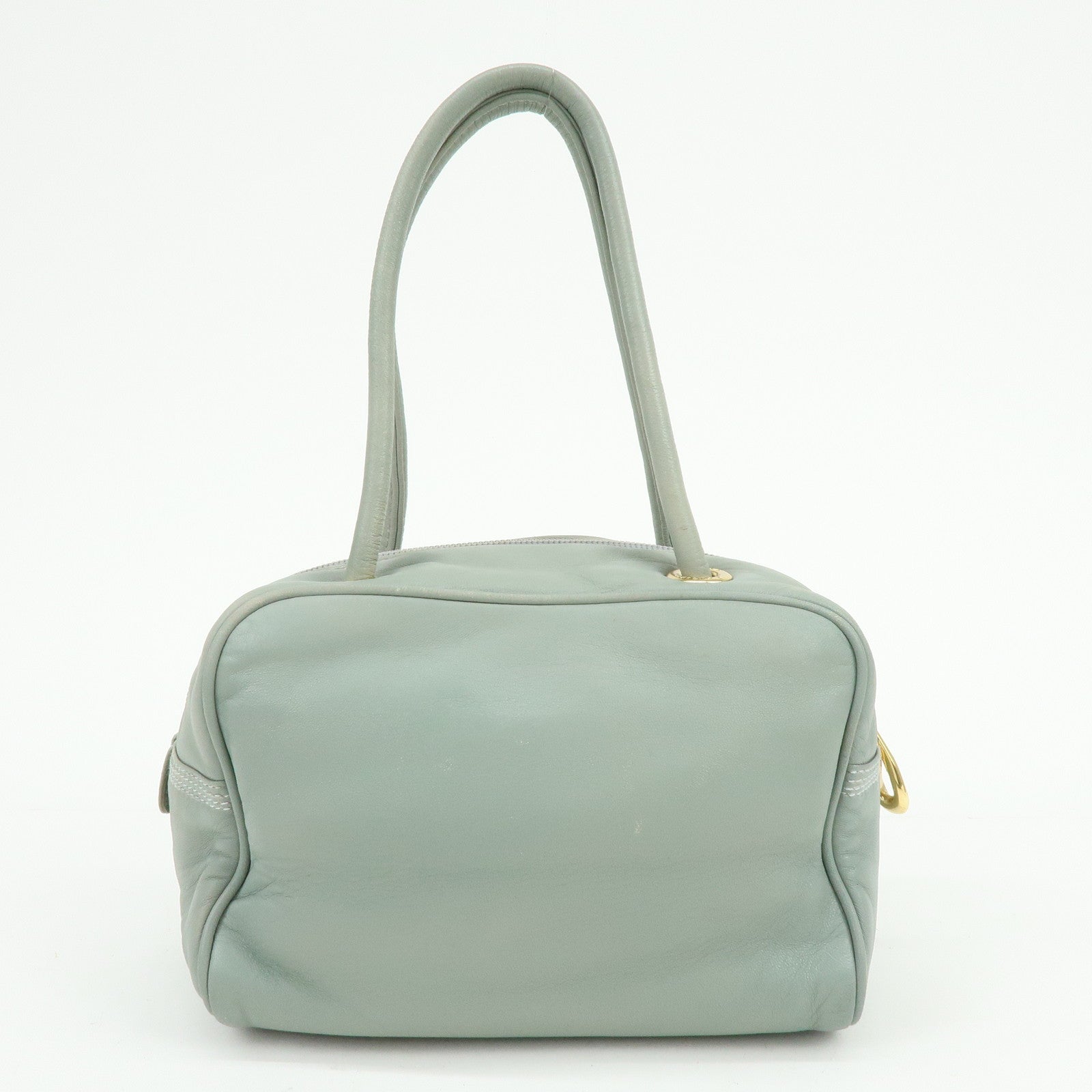 LOEWE Anagram Nappa Leather Mini Hand Bag Blue