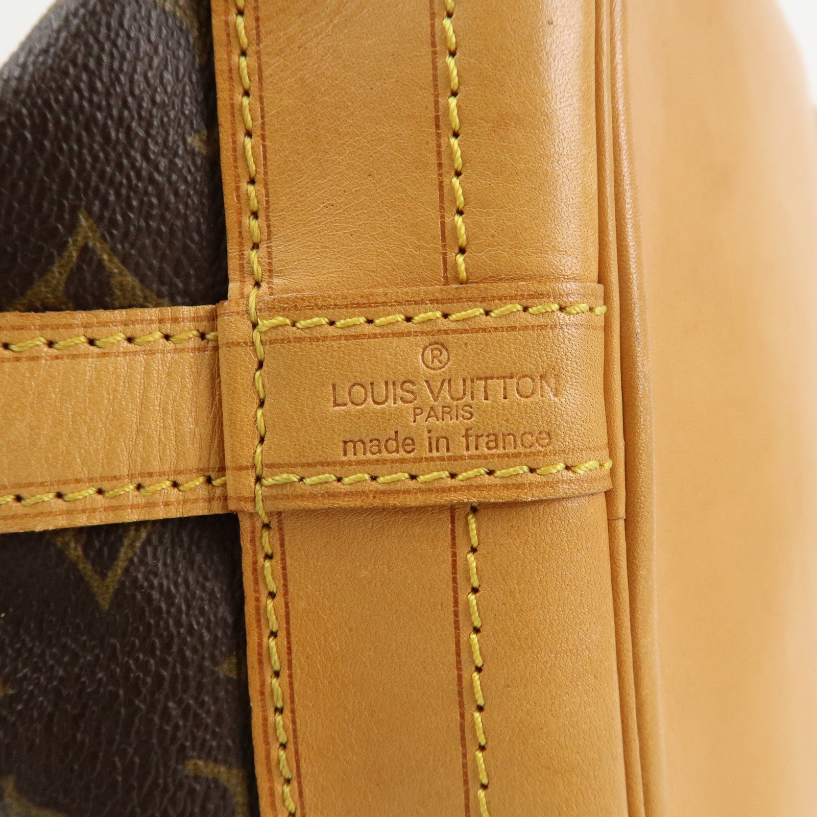 Louis Vuitton Monogram Noe Shoulder Bag Hand Bag Brown M42224