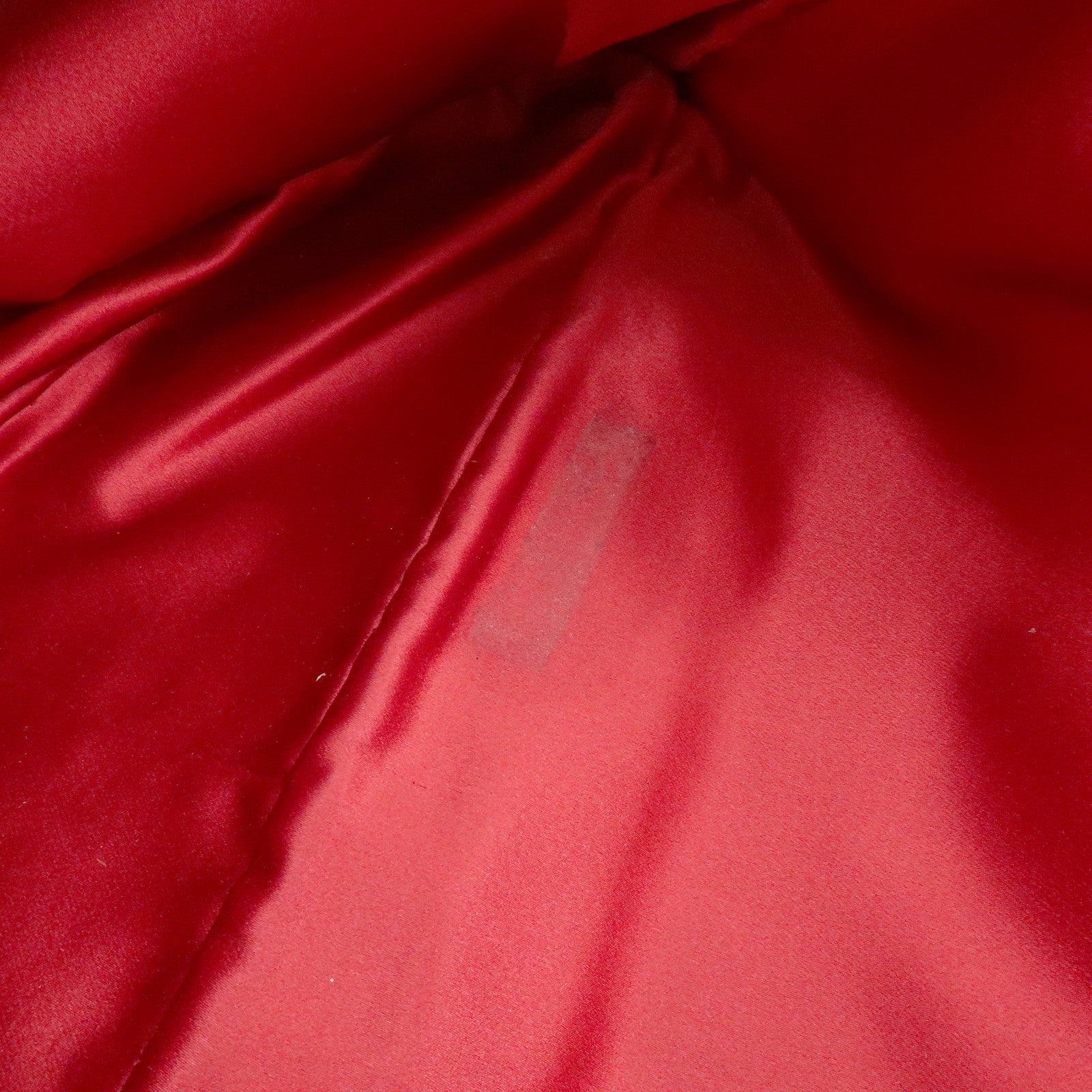 PRADA Triangle Logo Saffiano Leather Shoulder Bag Hand Bag Red