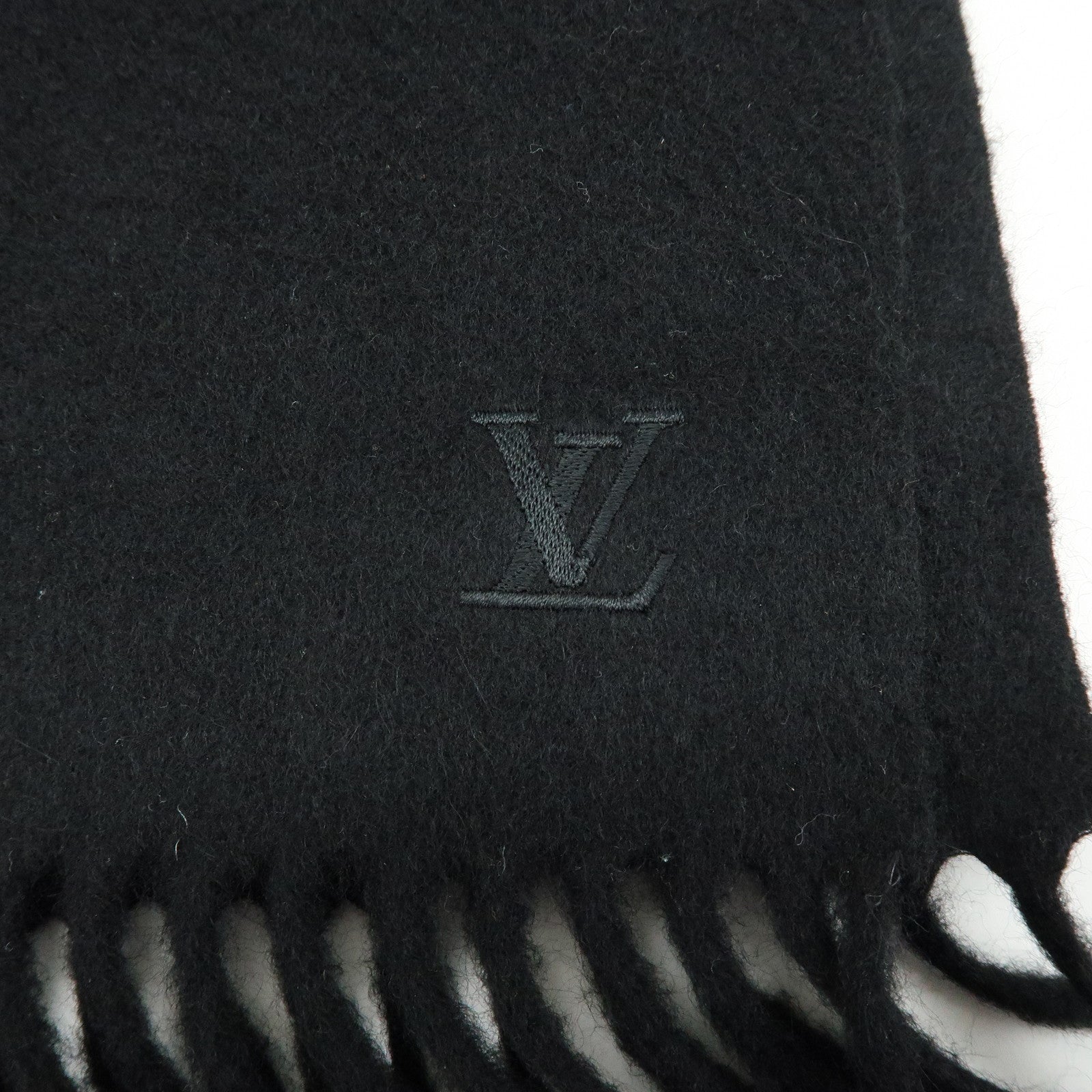 Louis Vuitton Écharpe Jeram Cashmere 100% Scarf Black M75362