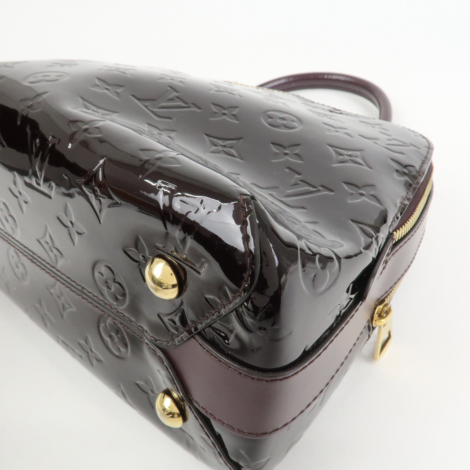 Louis Vuitton Monogram Vernis Melrose 2Way Hand Bag Amarante M42693