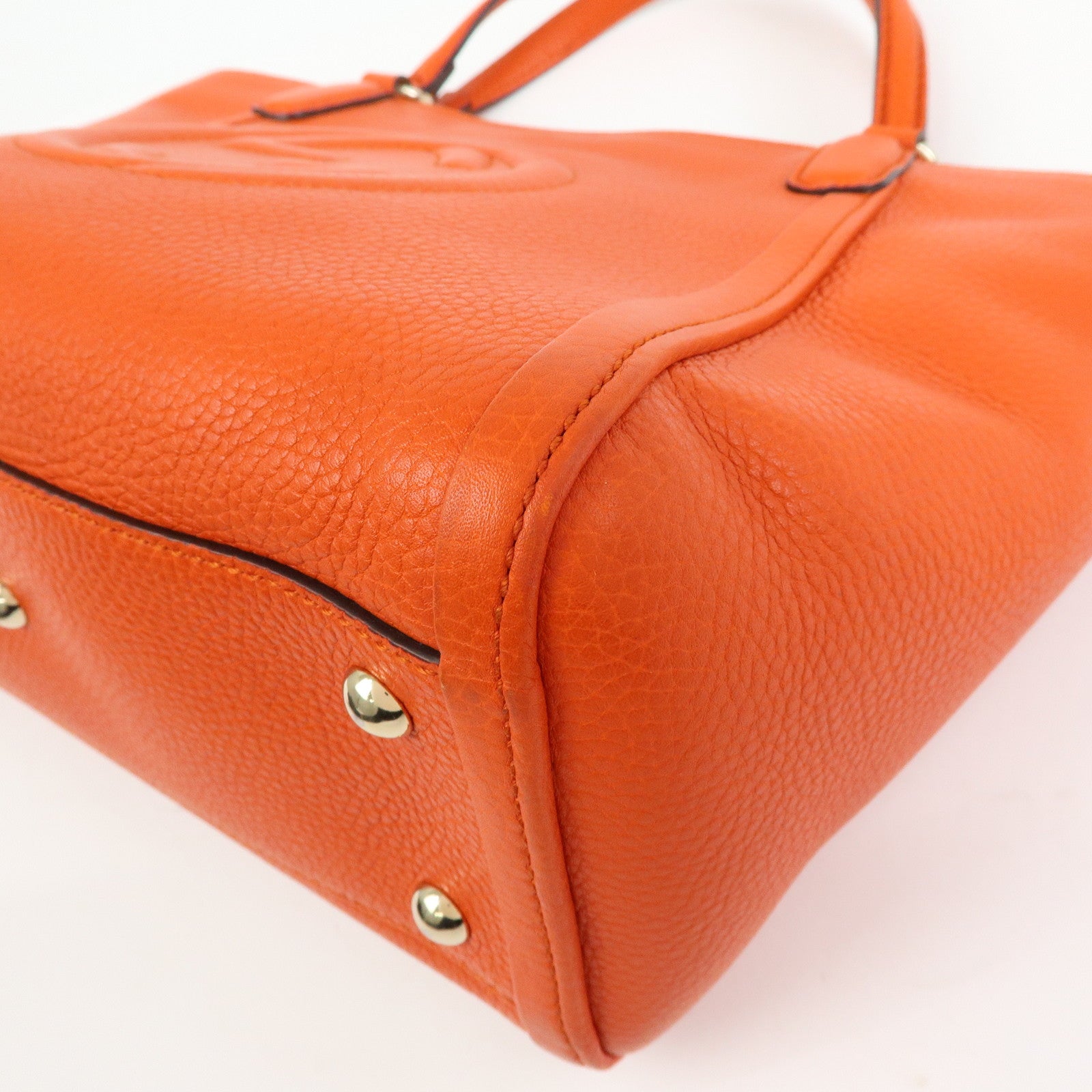 GUCCI SOHO Interlocking G Leather 2Way Bag Hand Shoulder Bag 369176