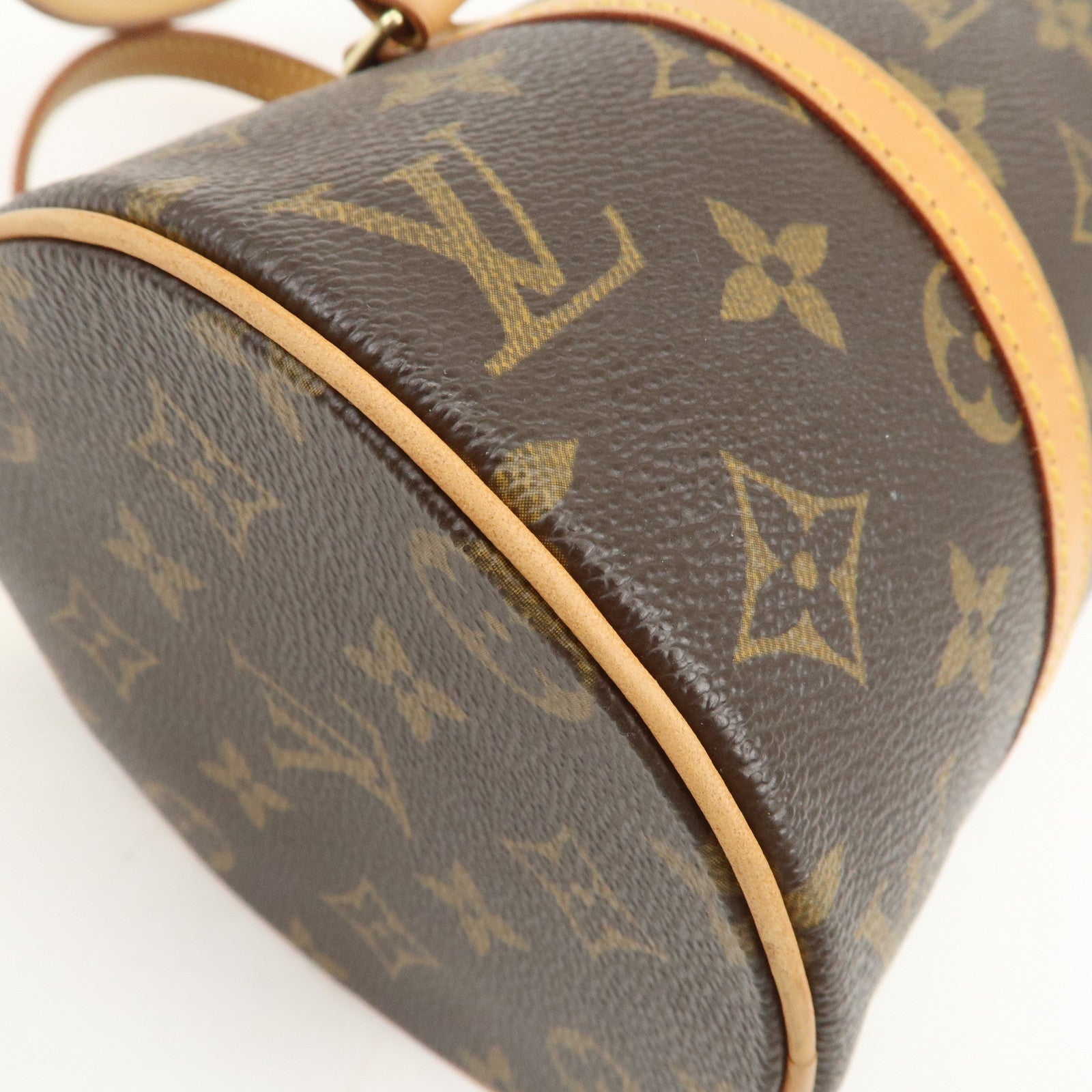 Louis Vuitton Monogram Papillon 26 Hand Bag Brown M51386