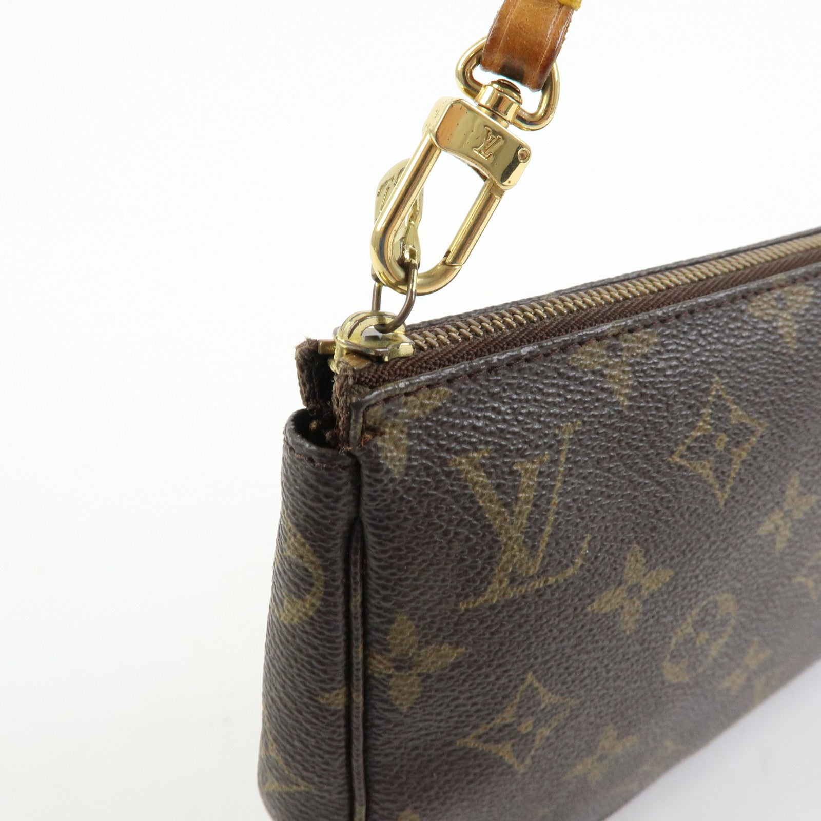 Louis Vuitton Monogram Pochette Accessoires Pouch Hand Bag M51980