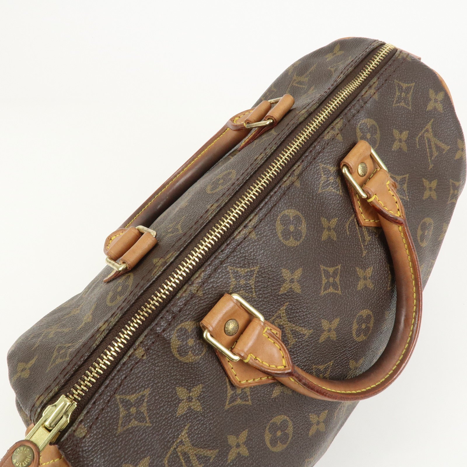 Louis Vuitton Monogram Speedy 30 Boston Bag Hand Bag Brown M41526