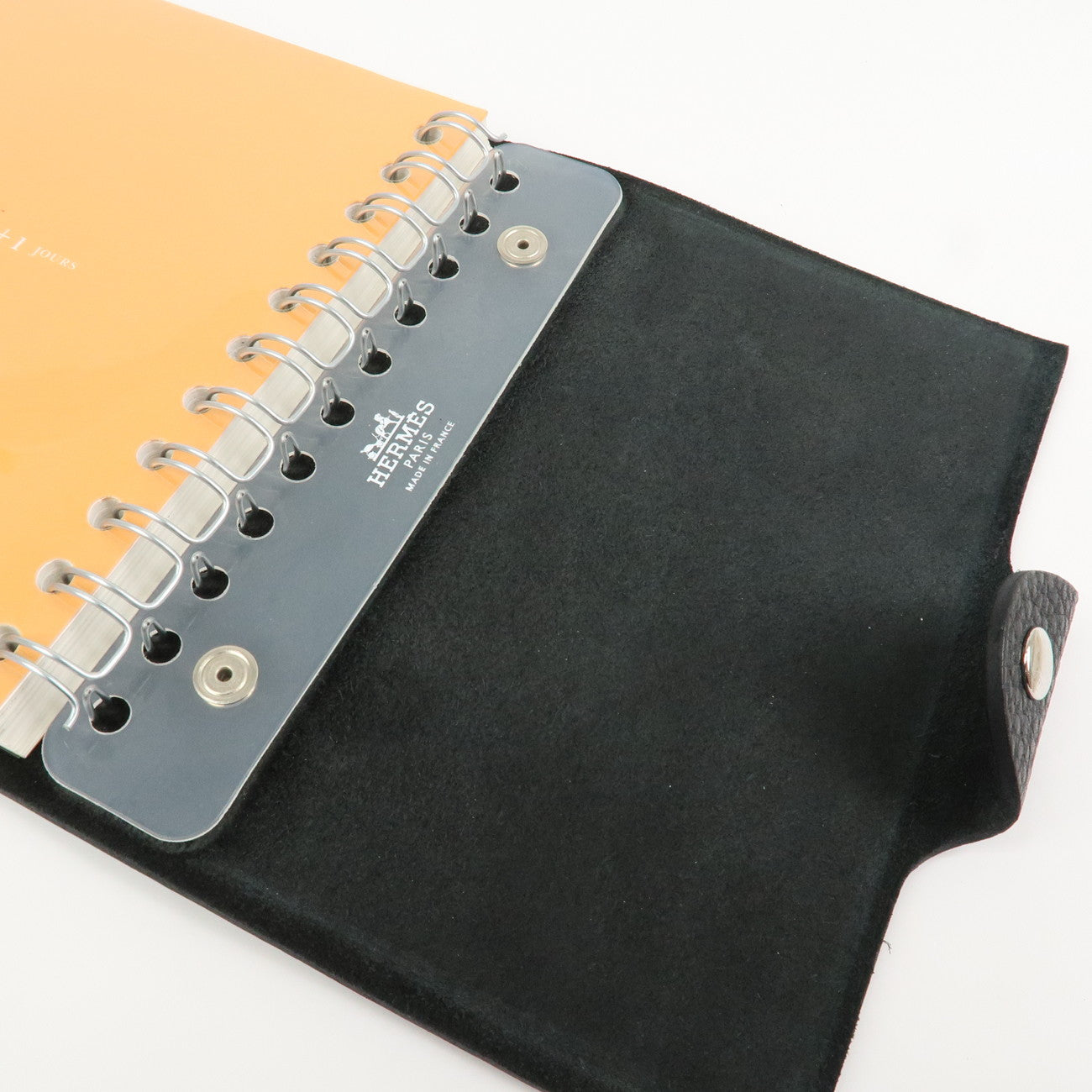 HERMES Togo Leather Ulysse PM Planner Cover □F Stamped Black