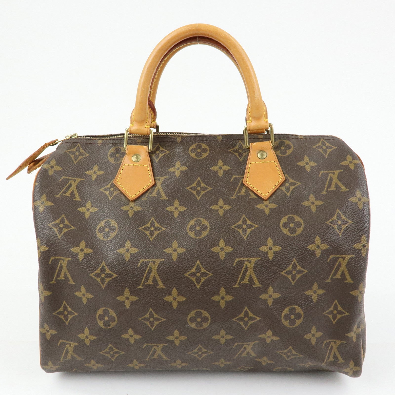 Louis Vuitton Monogram Speedy 30 Boston Bag Hand Bag Brown M41526