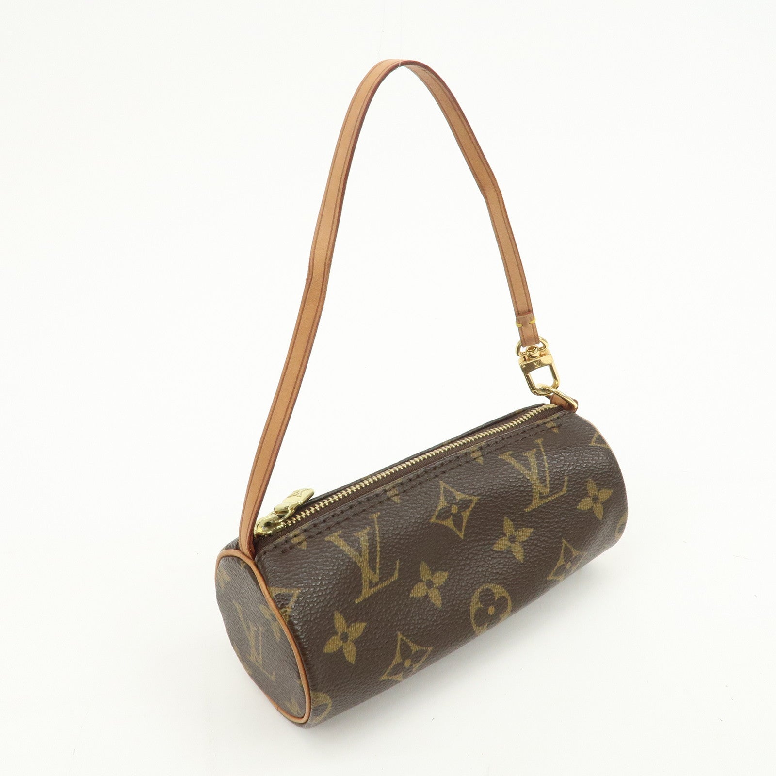 Louis Vuitton Monogram Mini Pouch for Papillon Bag New Style Brown