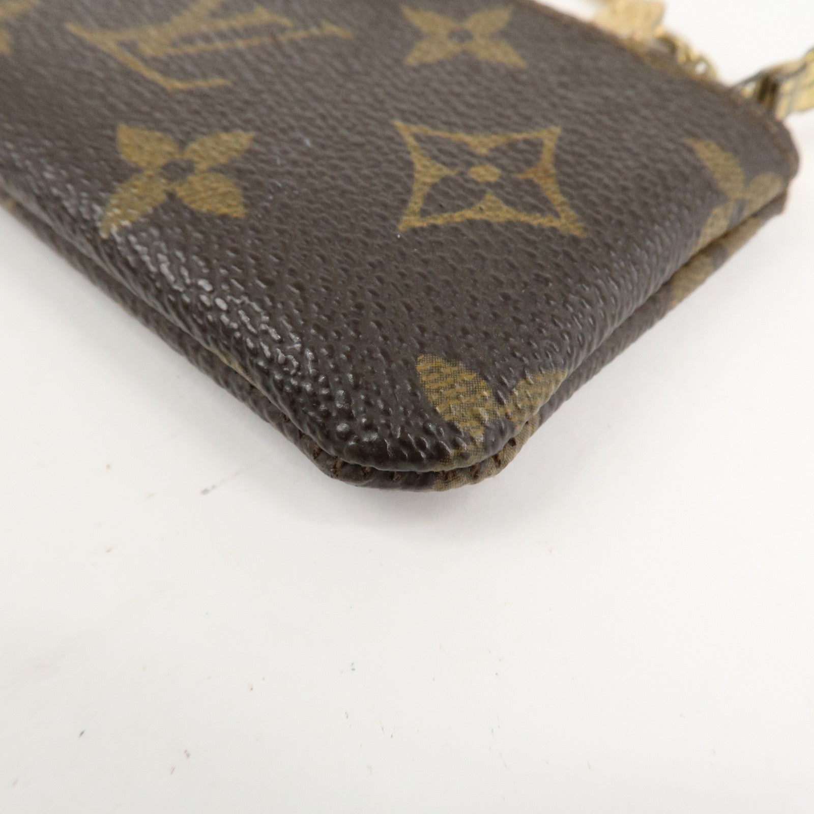 Louis Vuitton Monogram Pochette Cles Coin Case Key Case M62650 Used