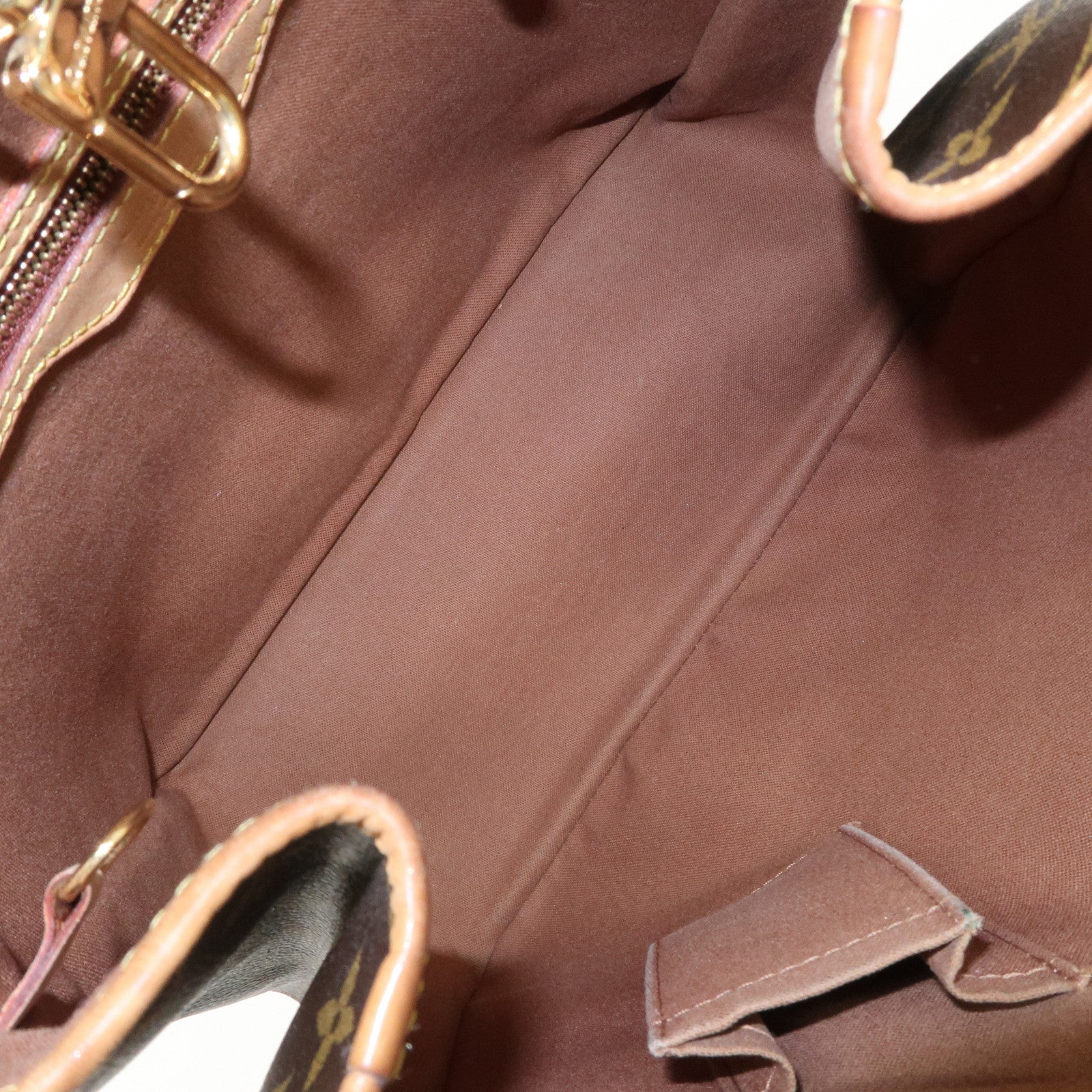 Louis Vuitton Monogram Batignolles Vertical Tote Bag Brown M51153 Used