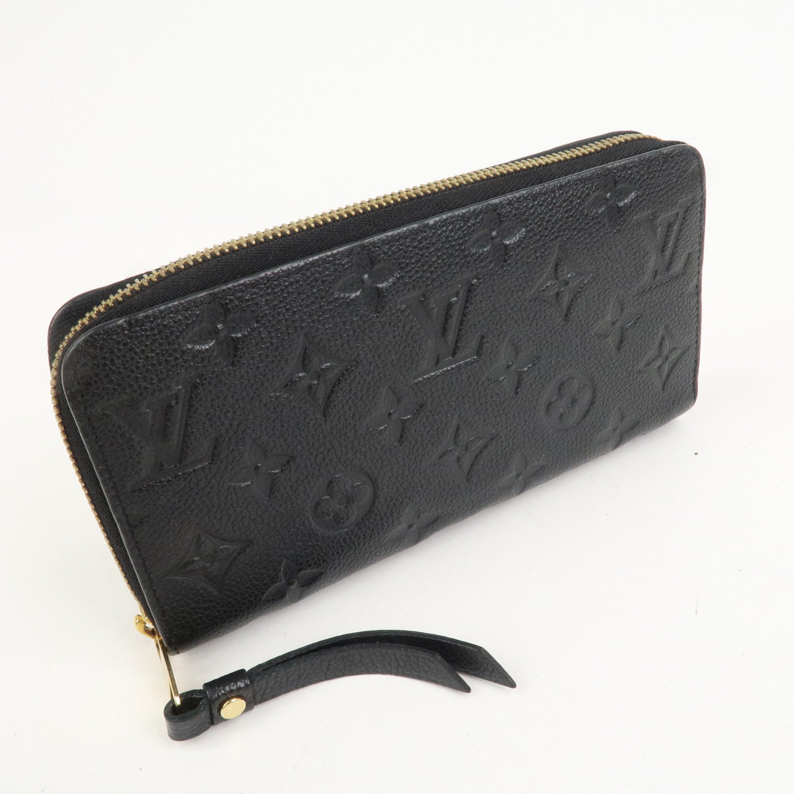 Louis Vuitton Monogram Empreinte Leather Round Zippy Wallet M61864