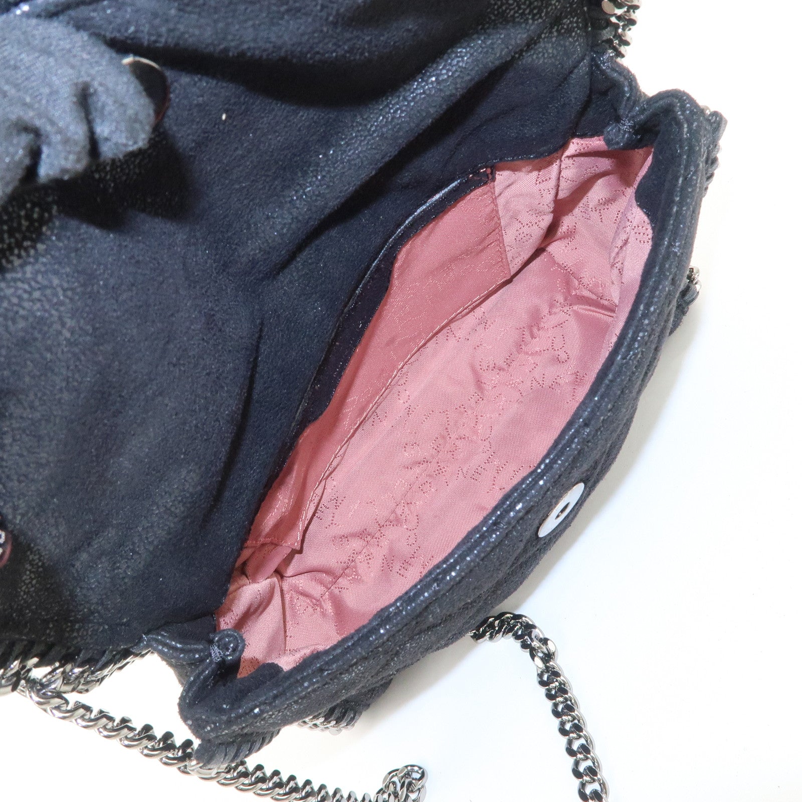 STELLA MCCARTNEY Falabella Quilting 2Way Hand Shoulder Bag Black
