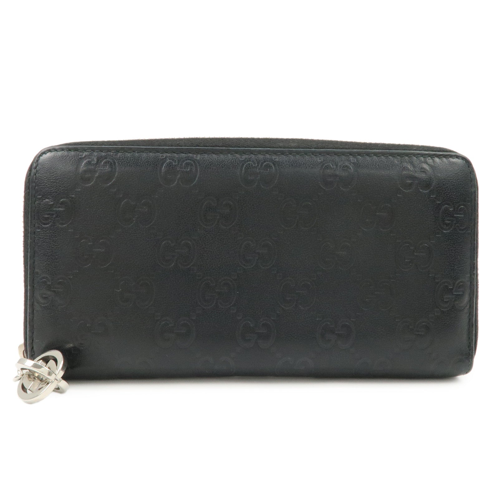 GUCCI Interlocking G Guccissima Leather Zippy Long Wallet 233025