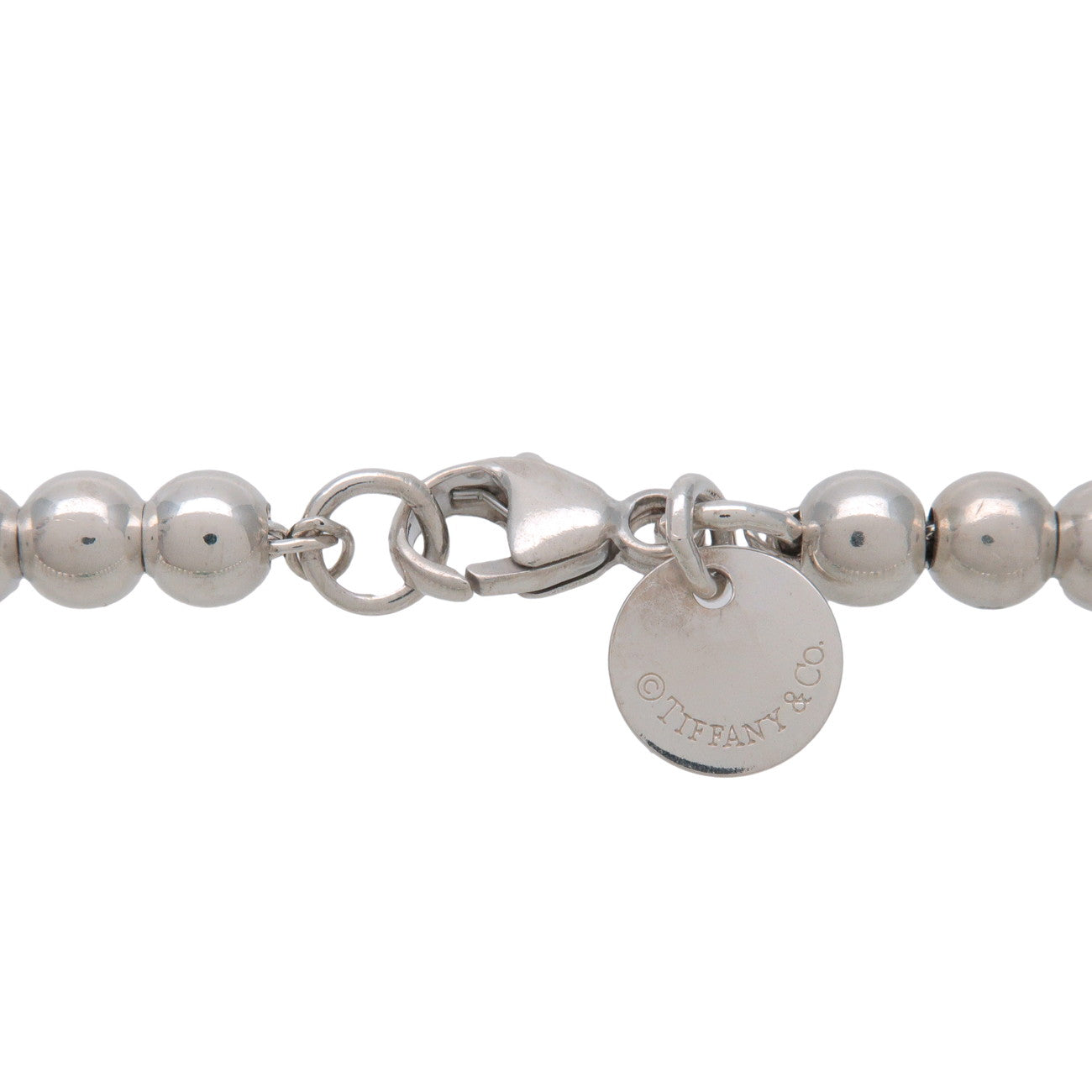 Tiffany & Co Return to Tiffany Mini Heart Tag Beads Bracelet SV925