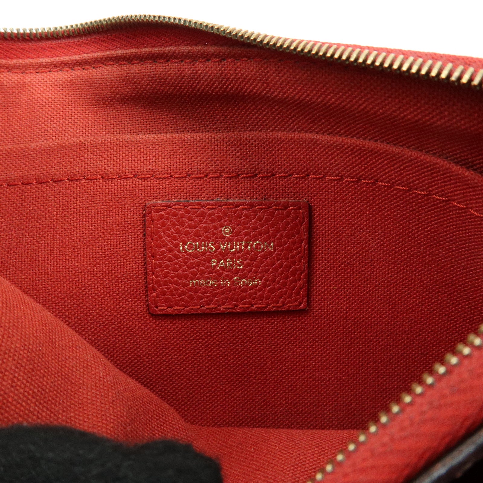 Louis Vuitton Monogram Pallas 2Way Chain Bag Clutch Cerise M41638