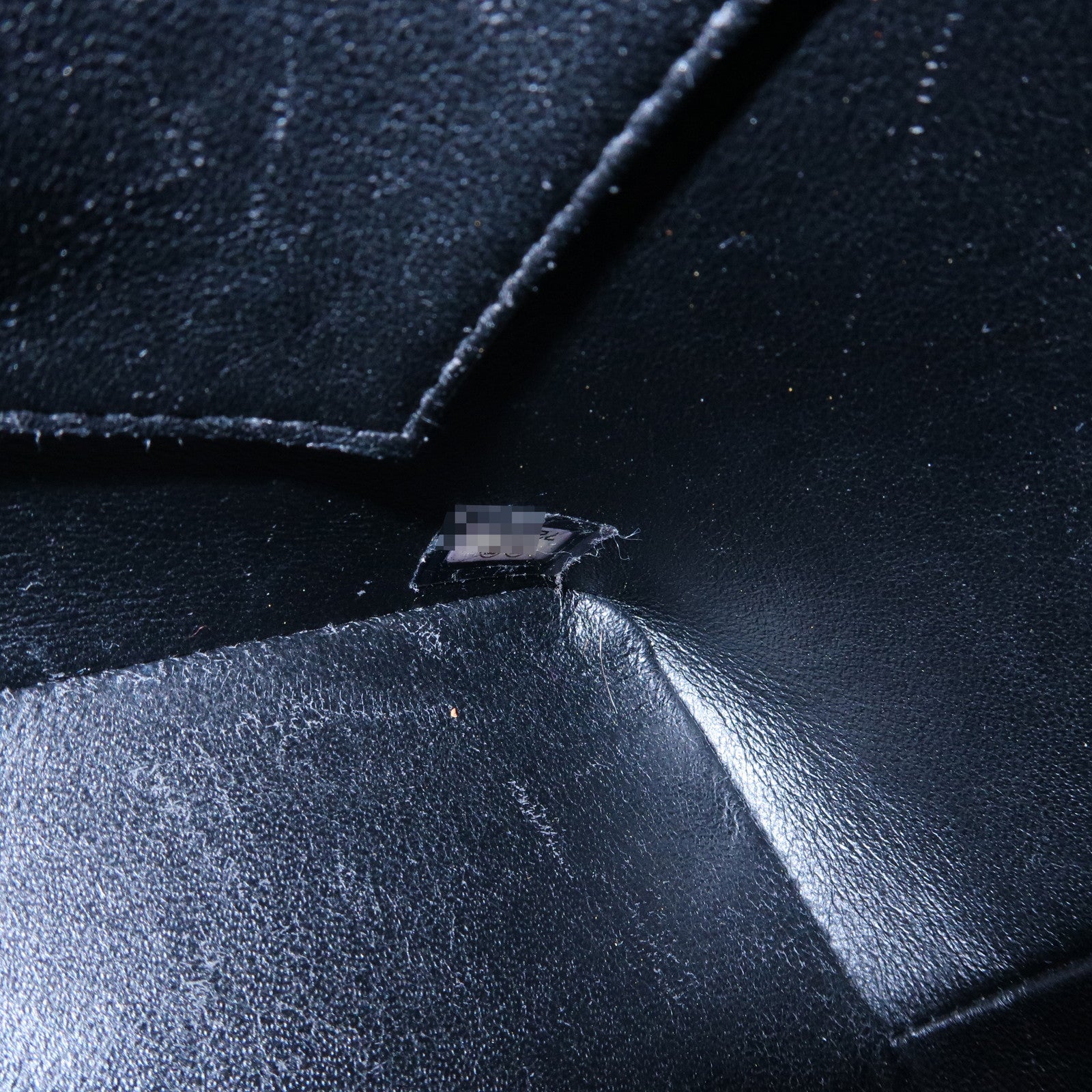 CHANEL Matelasse COCO Mark Cavairskin Medallion Hand Bag A01804