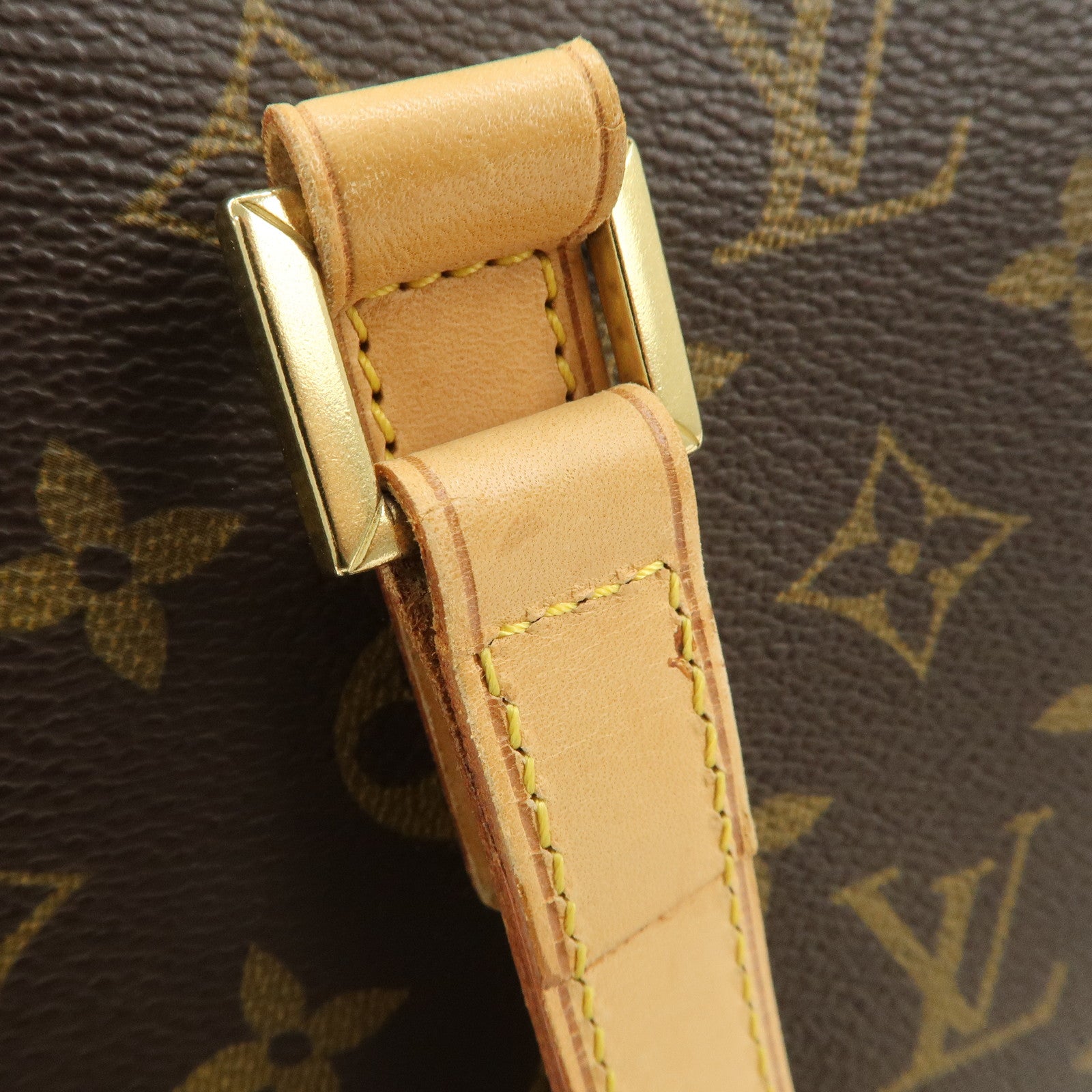 Louis Vuitton Monogram Luco Tote Bag Hand Bag Brown M51155 Used