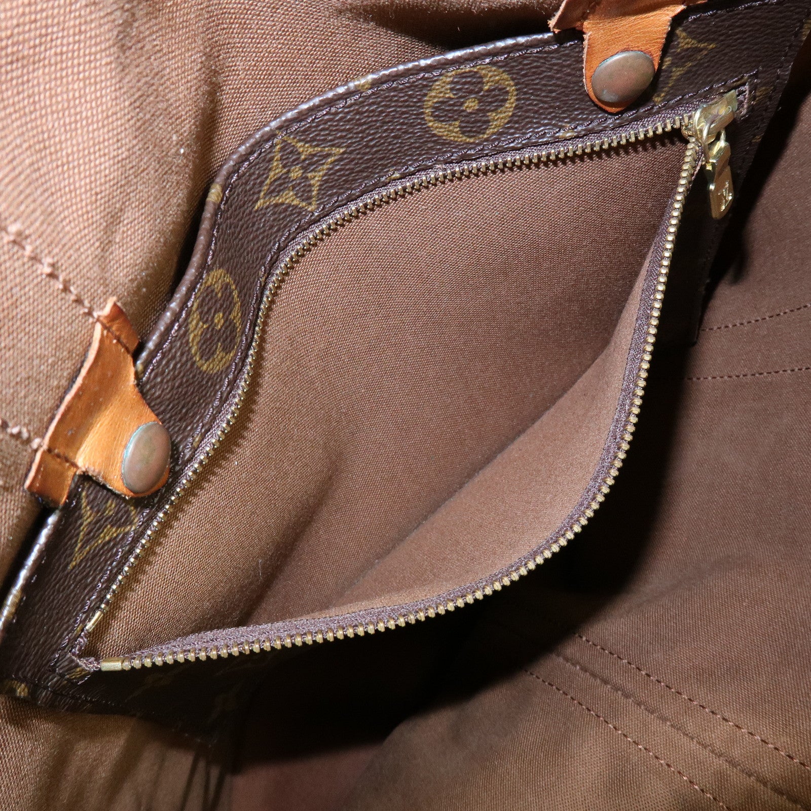 Louis Vuitton Monogram Randonnee GM Shoulder Bag Brown M42244