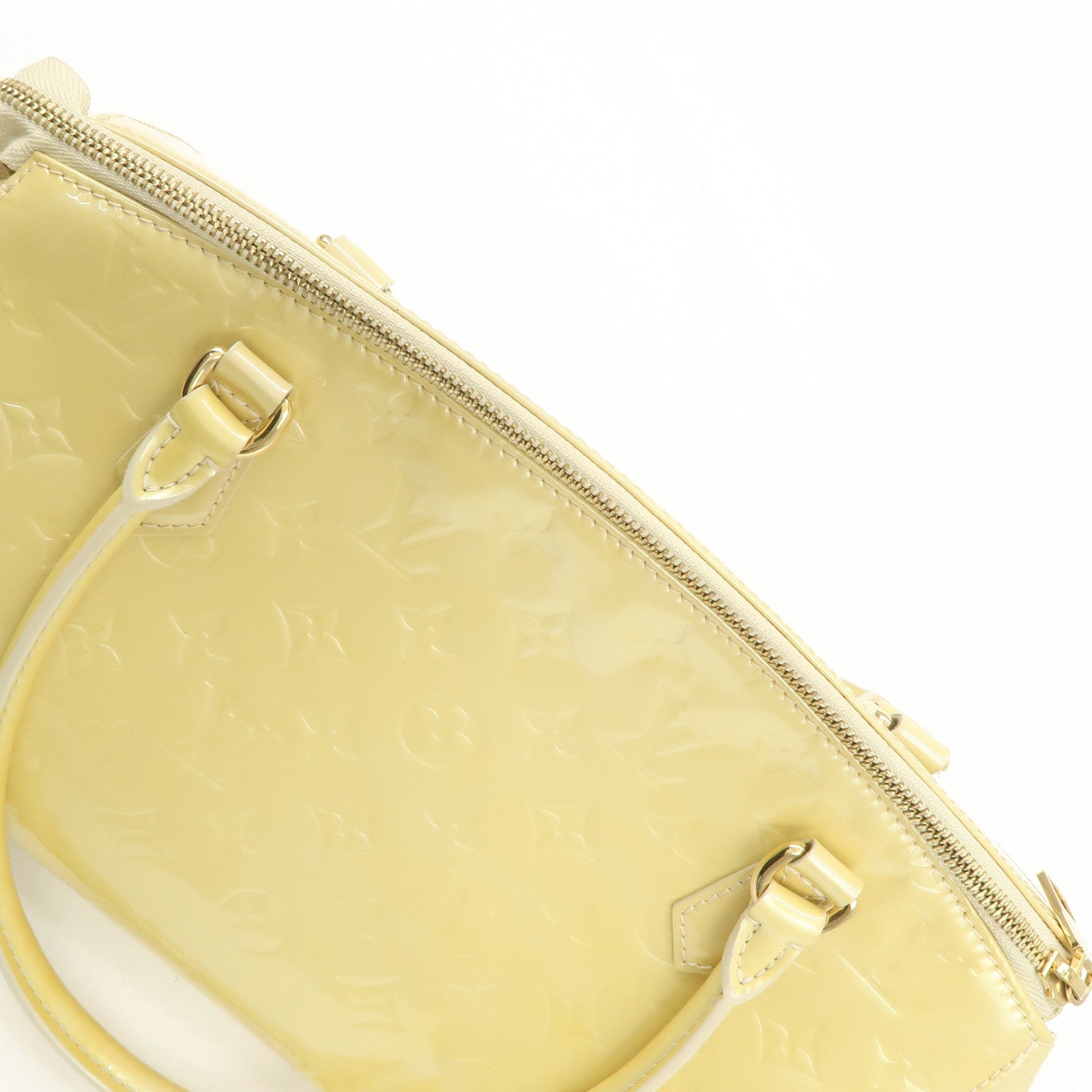 Louis Vuitton Monogram Vernis Leather Sherwood GM Blanc M91487 Used