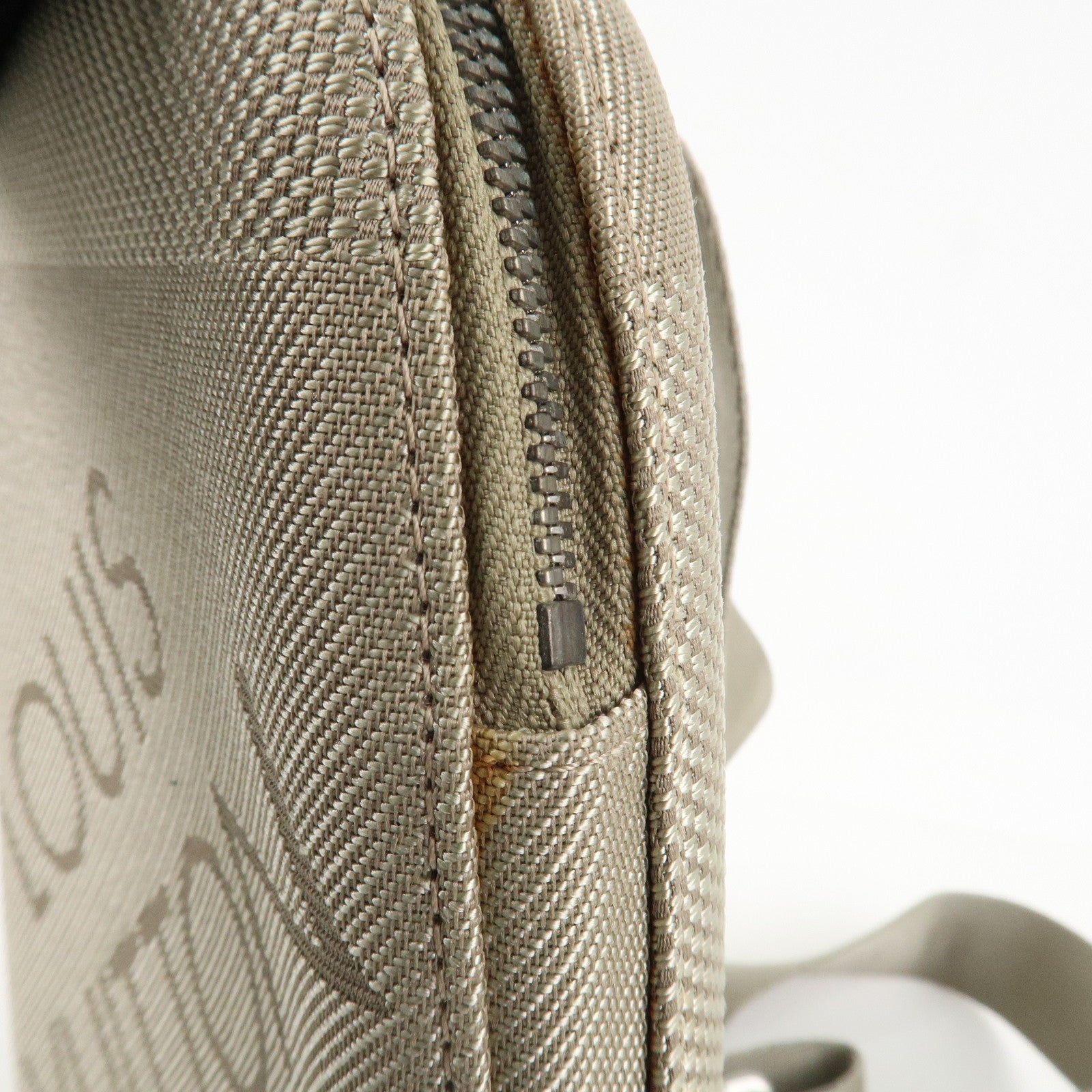 Louis Vuitton Damier Geant Mage Body Bag Silver HDW Terre M93500 Used