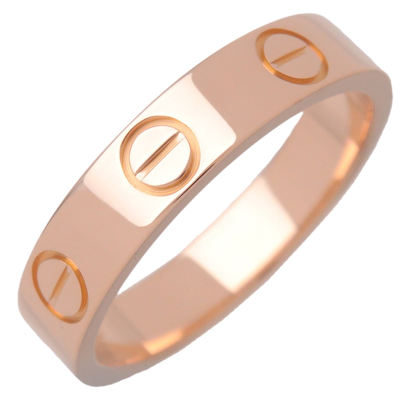 Cartier Mini Love Ring K18 750PG Rose Gold #46 US3.5-4 EU46 HK8