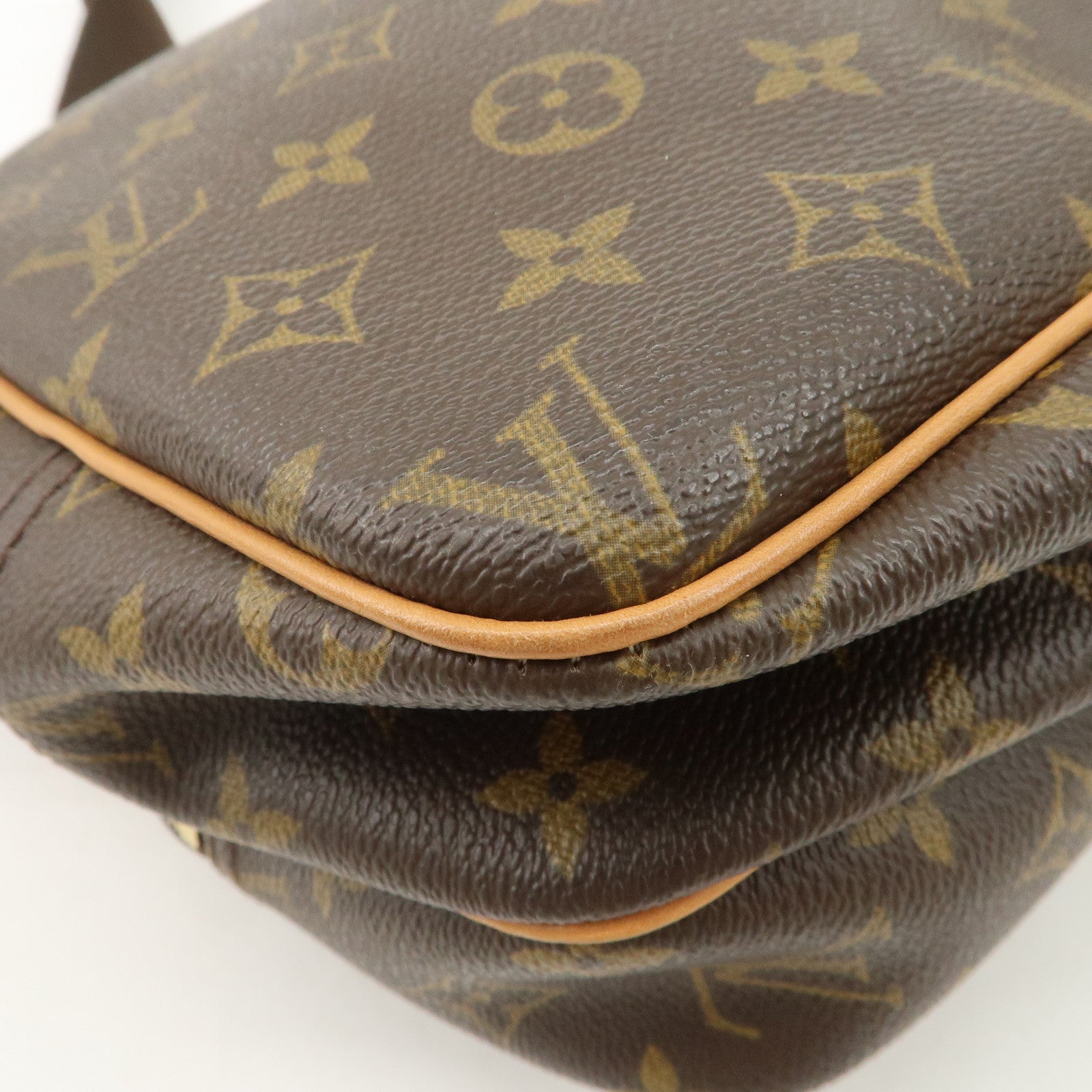 Louis Vuitton Monogram Reporter PM Shoulder Bag Brown M45254 Used