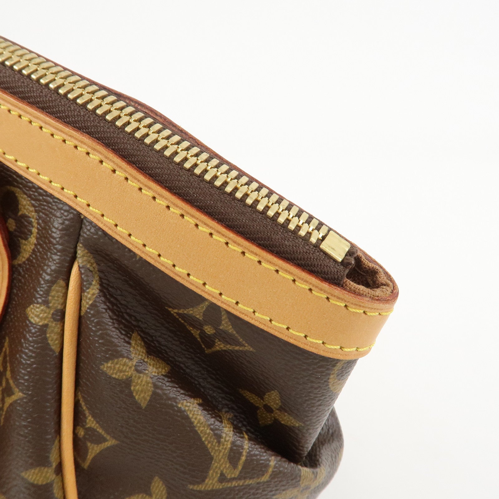 Louis Vuitton Monogram Tivoli PM Hand Bag Shoulder Bag Brown M40143