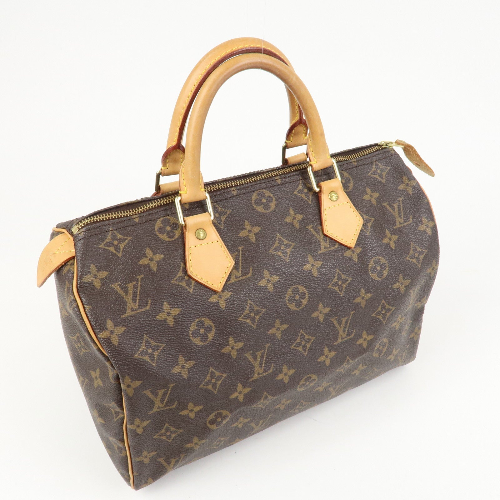 Louis Vuitton Monogram Speedy 30 Boston Bag Hand Bag Brown M41526
