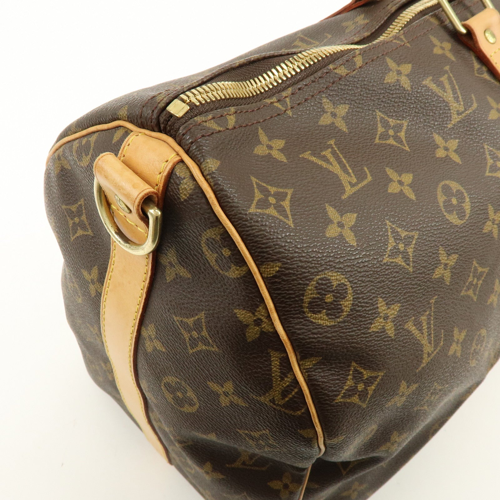 Louis Vuitton Monogram Keep All Bandouliere 50 Boston Bag M41416